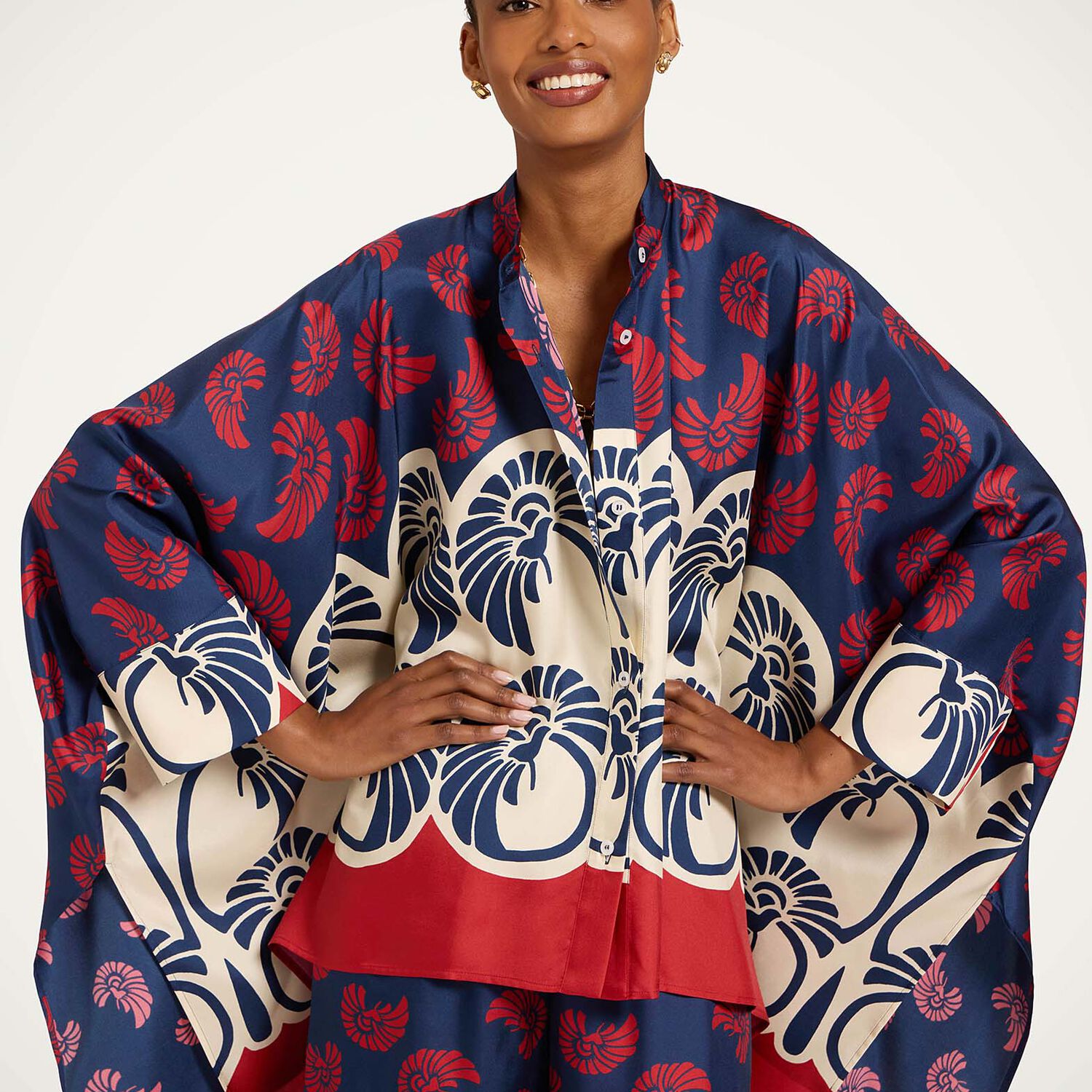 La DoubleJ Shirts & Tops gend - Foulard Shirt Palmetto S 100% Silk