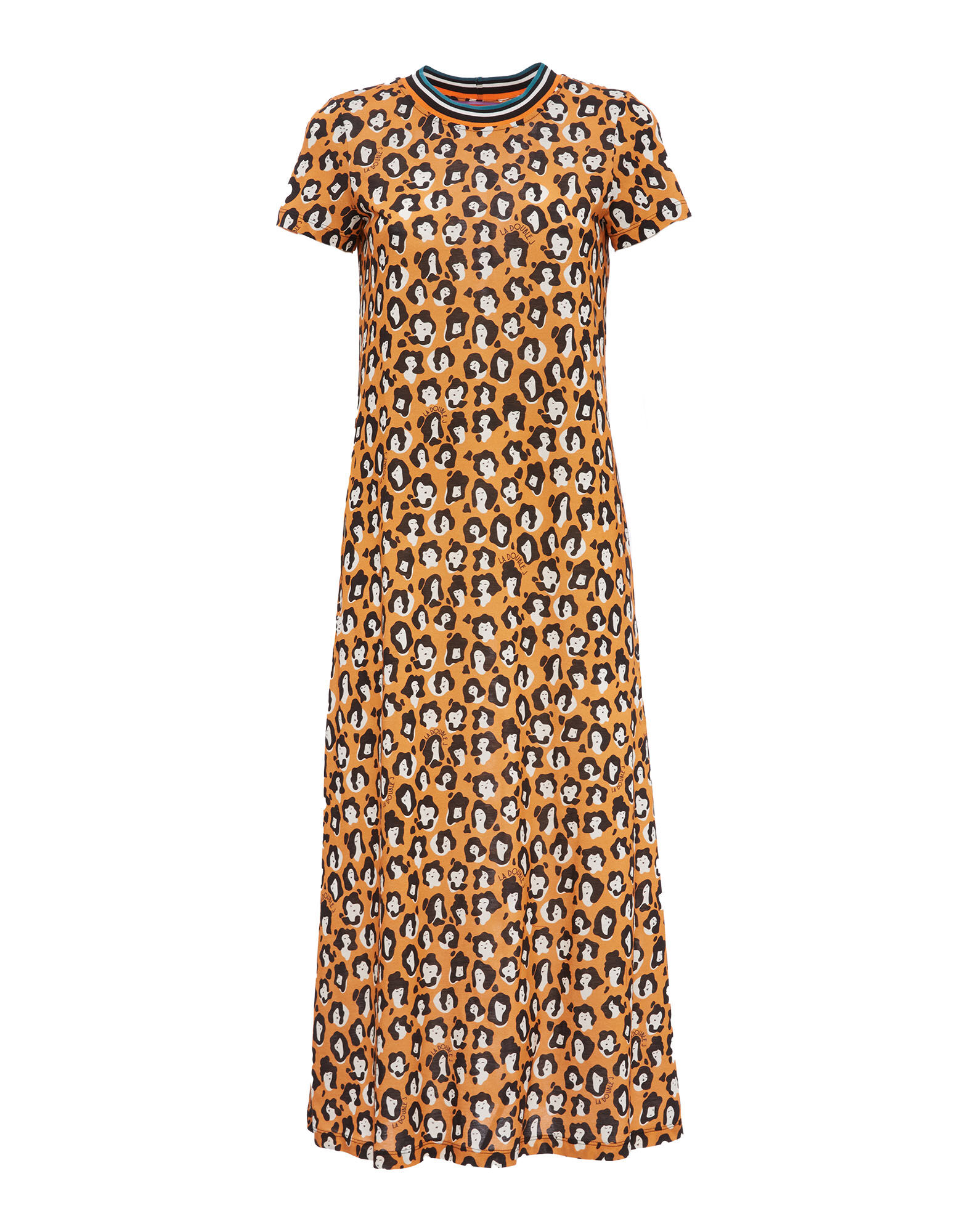 La DoubleJ Sporty Swing Dress Lady Leopard DRE0247JER002LLE0001