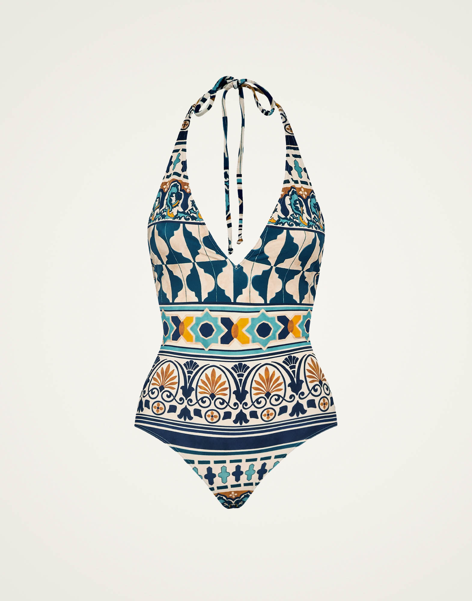 La DoubleJ Sexy Swimsuit Casareale Small Plac&egrave;e Cream SWI0036LYC001REA02WH03