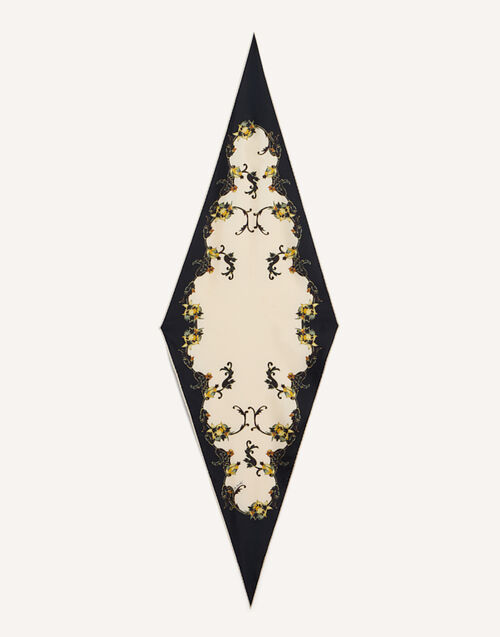 La DoubleJ Diamond Scarf Buttercup Plac&eacute;e Black SCA0105SIL006BTC03BL01