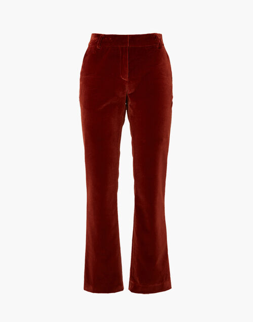 La DoubleJ 24/7 Pants Terracotta TRO0069VEL011SOLIDBR08