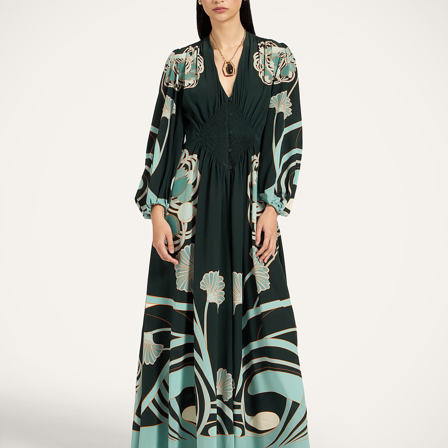 La Double J Long Camerino Dress