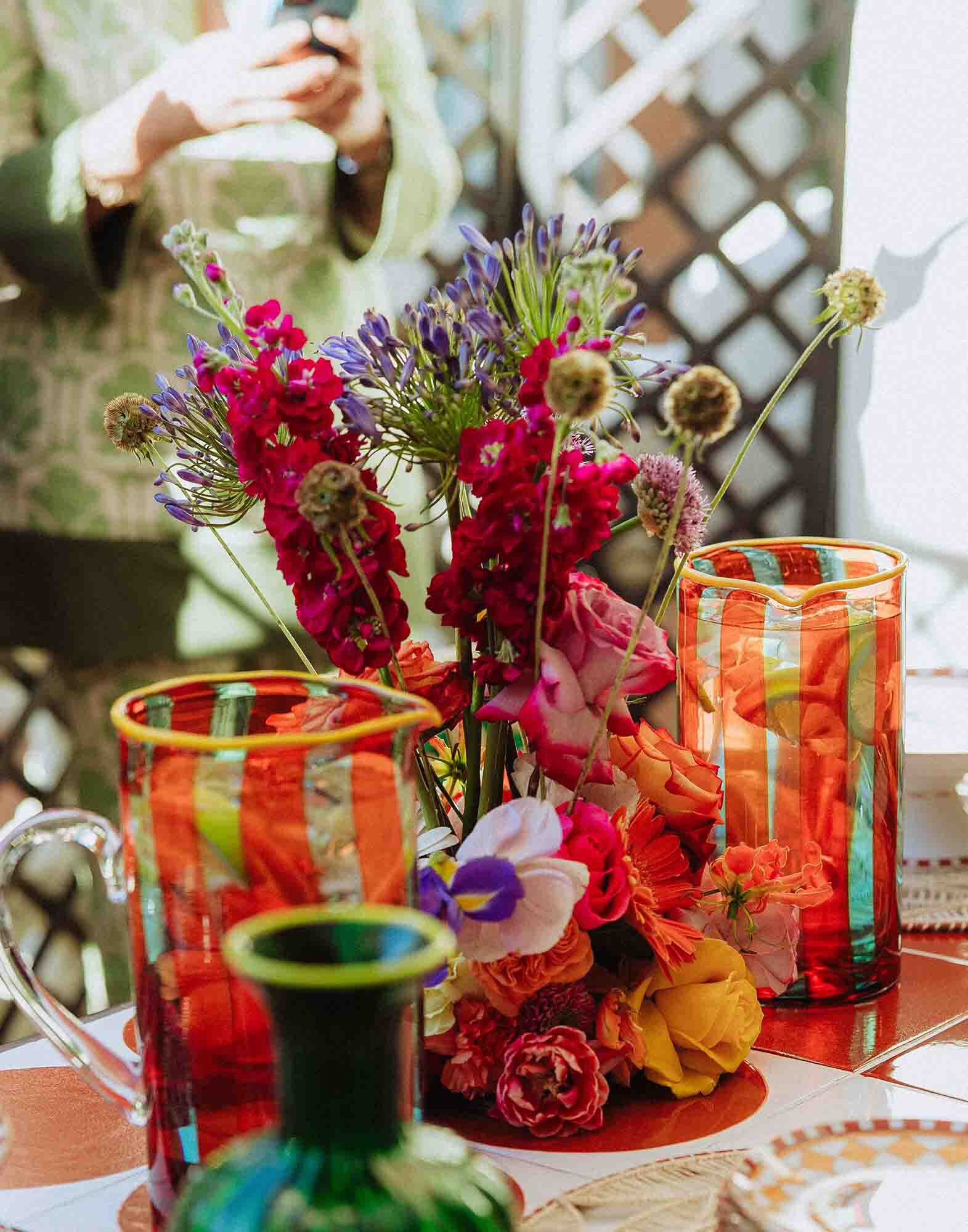 La DoubleJ Torre Vase Red VAS0020MUR001RIG14RE01