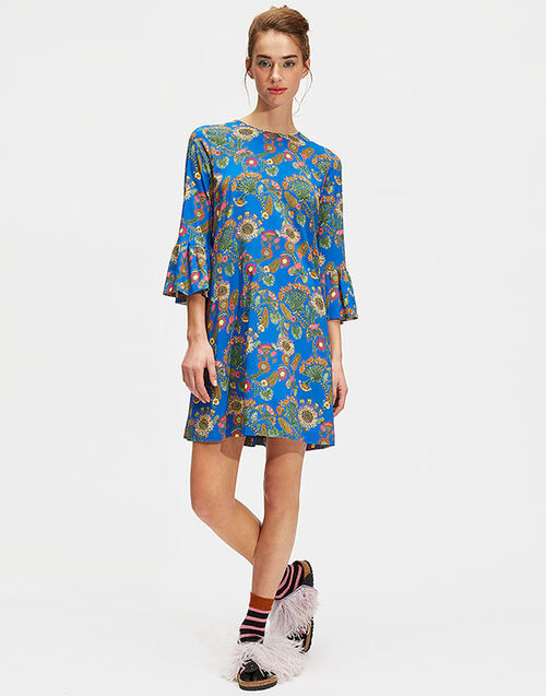 LaDoubleJ 24/7 Dress Thistle Blu DRE0050VIS001THI0002