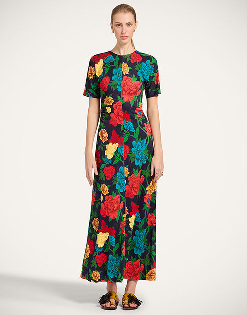 La DoubleJ Angelica Dress Queen Peony Blue DRE0836JER077QPE01BU03