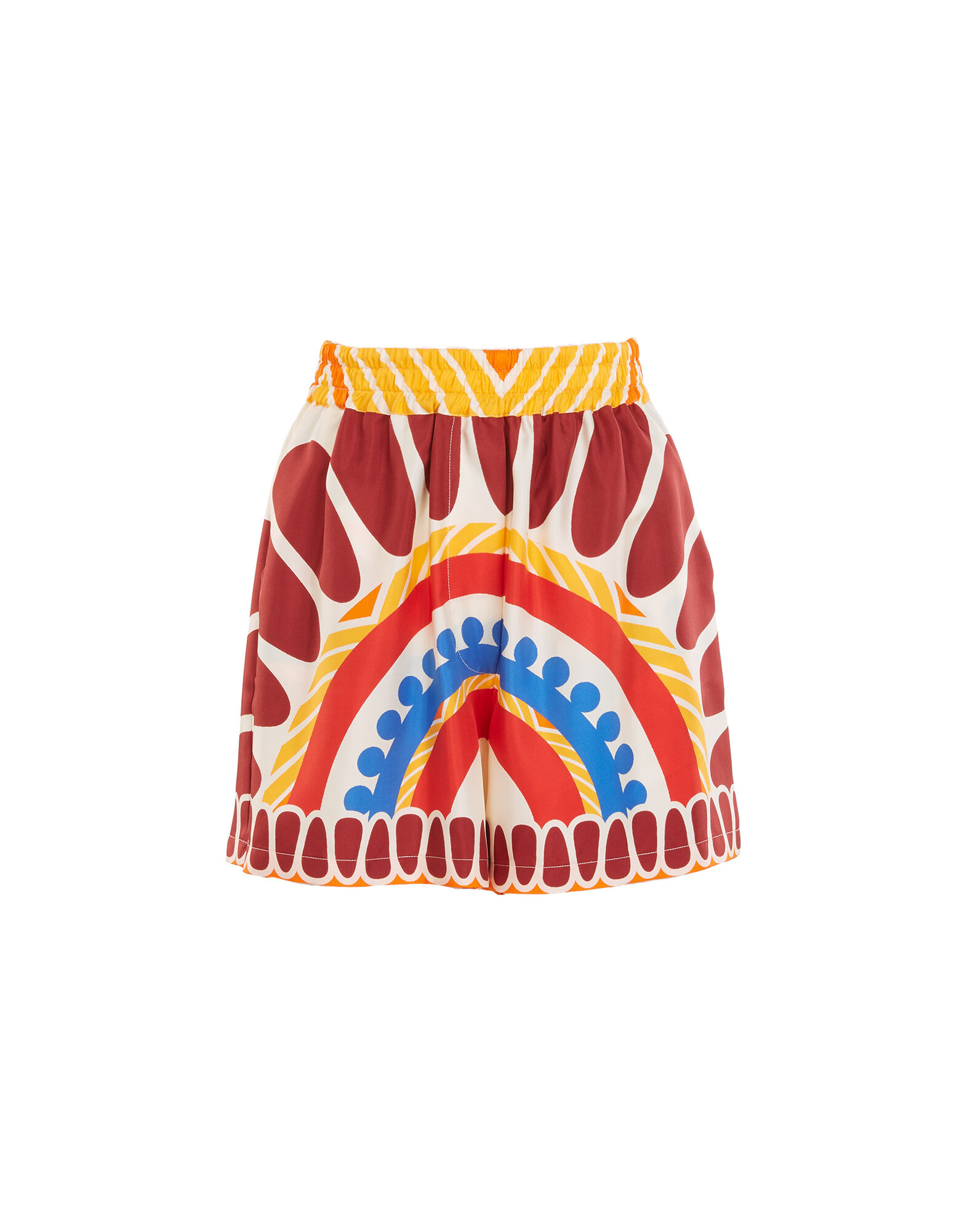 La DoubleJ Pull-Up Shorts Solar Plac&eacute;e TRO0060SIL006SOL0002