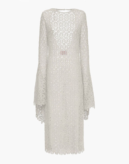 La DoubleJ Costiera Dress Solid White DRE0485LAC002SOLIDWH01