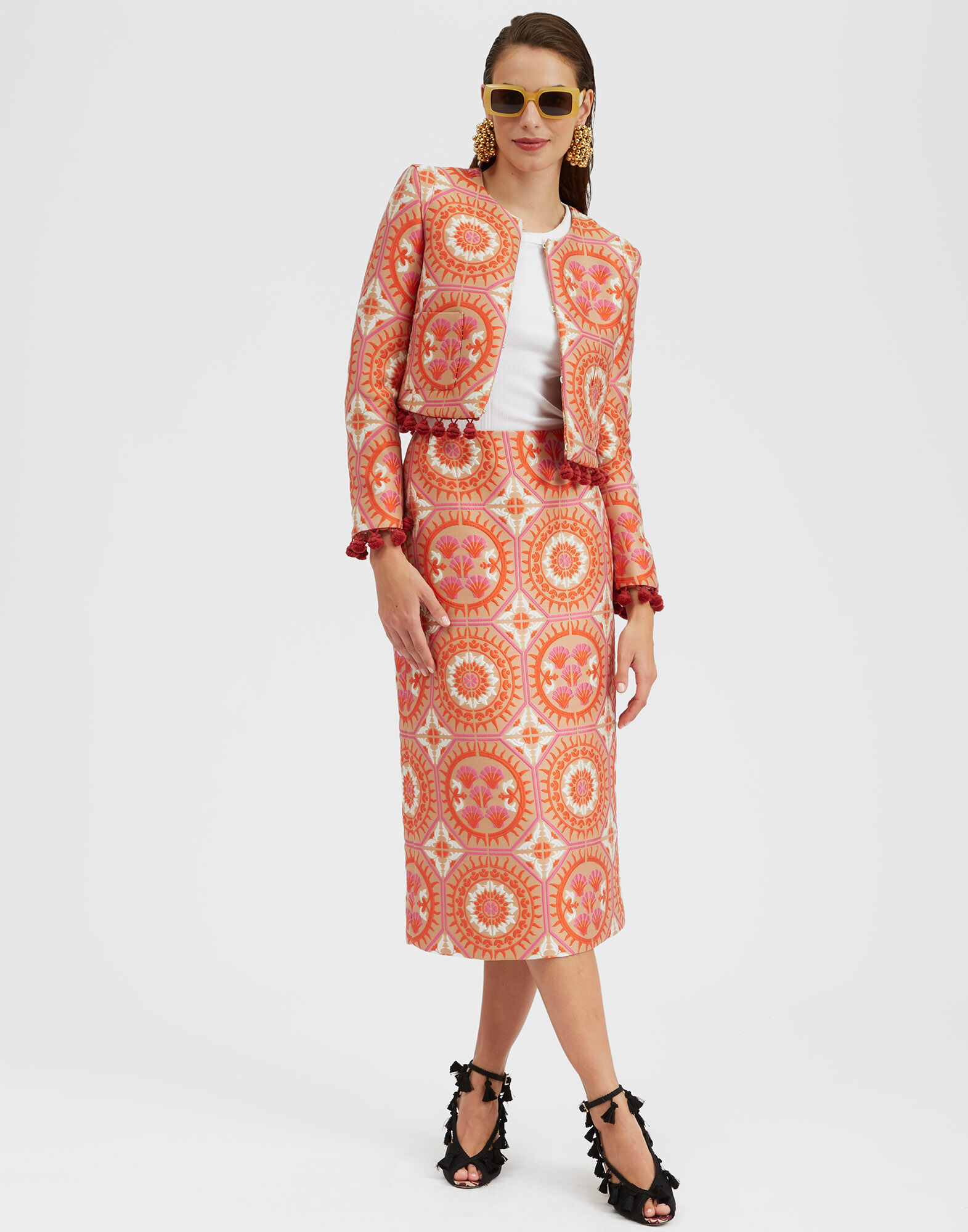 La DoubleJ Bijoux Jacket Sun Orange JAC0099JCQ074SUN01OR02