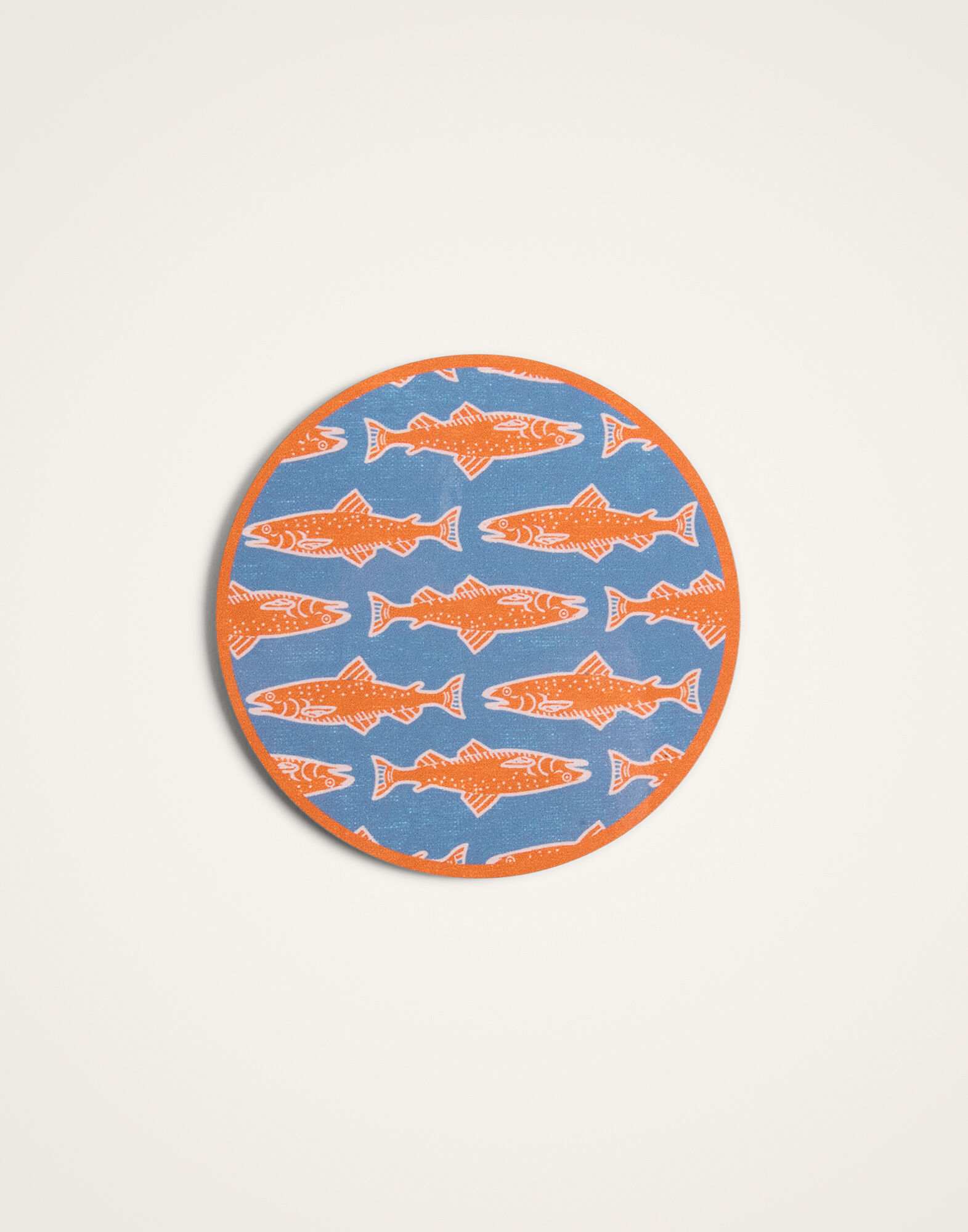 La DoubleJ Disk Coasters Set Of 4 Como Fish Multicolor CST0009CRK001CMF12MU03