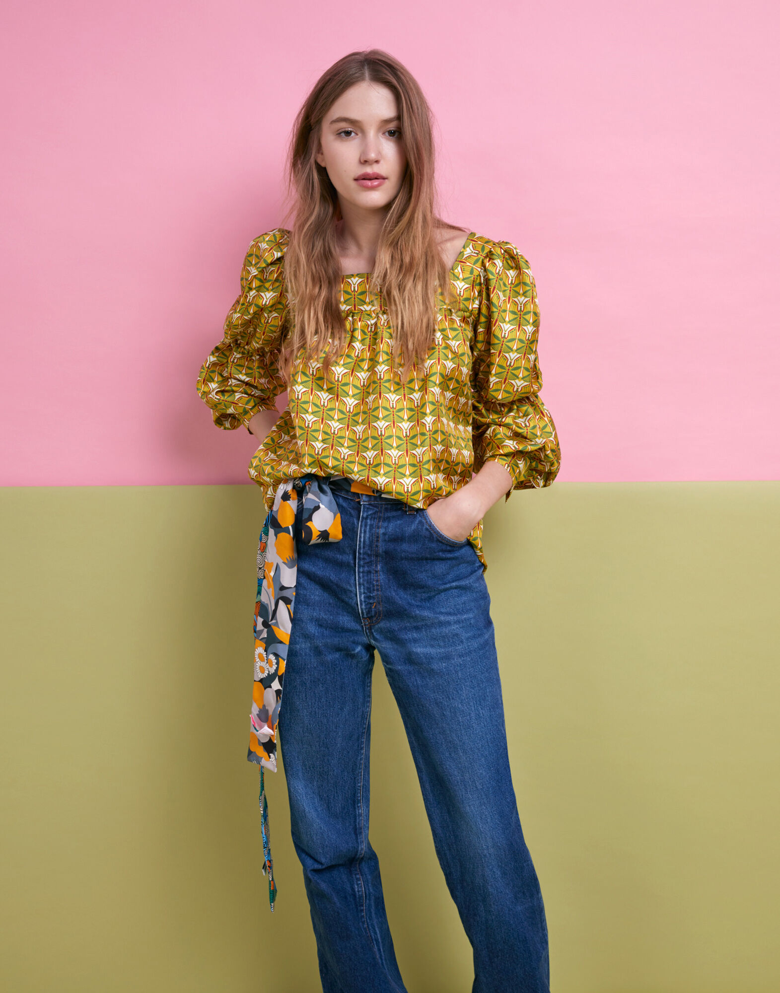 LaDoubleJ Peasant Top Libellule SHI0010SIL001LIB0001