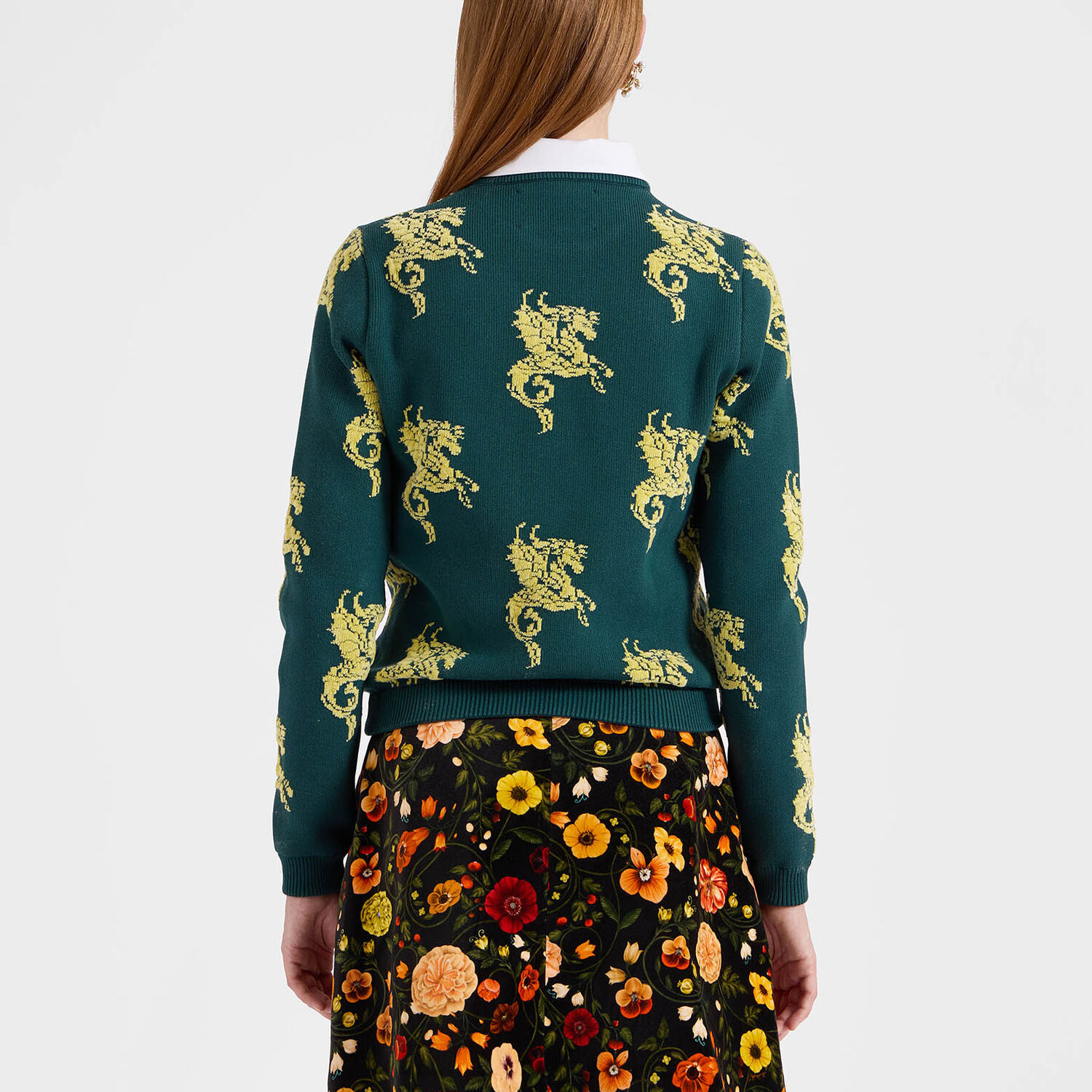 La Doublej Gryphos Sweater In Dark Green