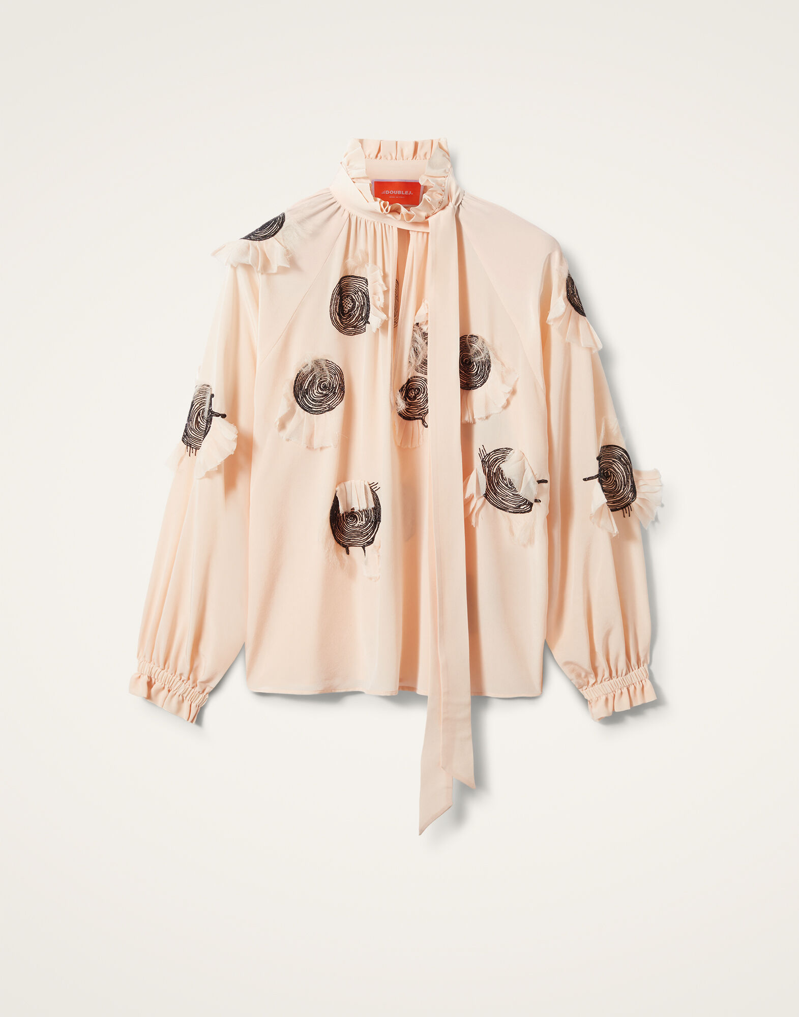 La DoubleJ Cerere Blouse Solid Light Pink SHI0121CRE001SOLIDPI02