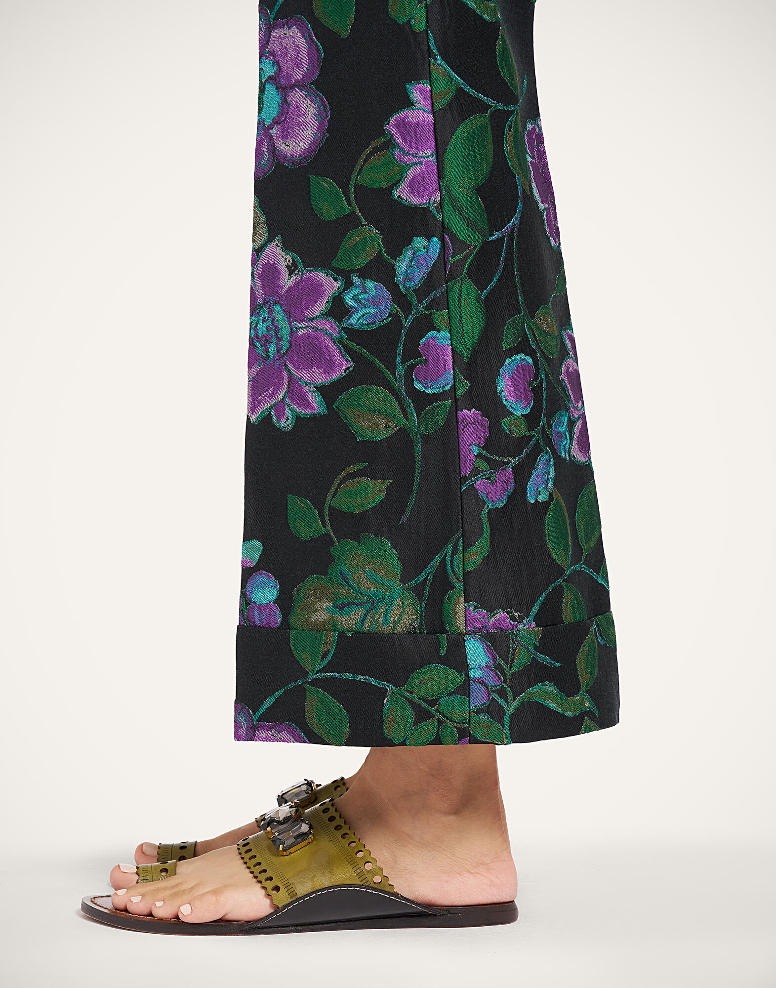 La DoubleJ Hendrix Pants Botanical Black TRO0014JCQ144BOT01BL01