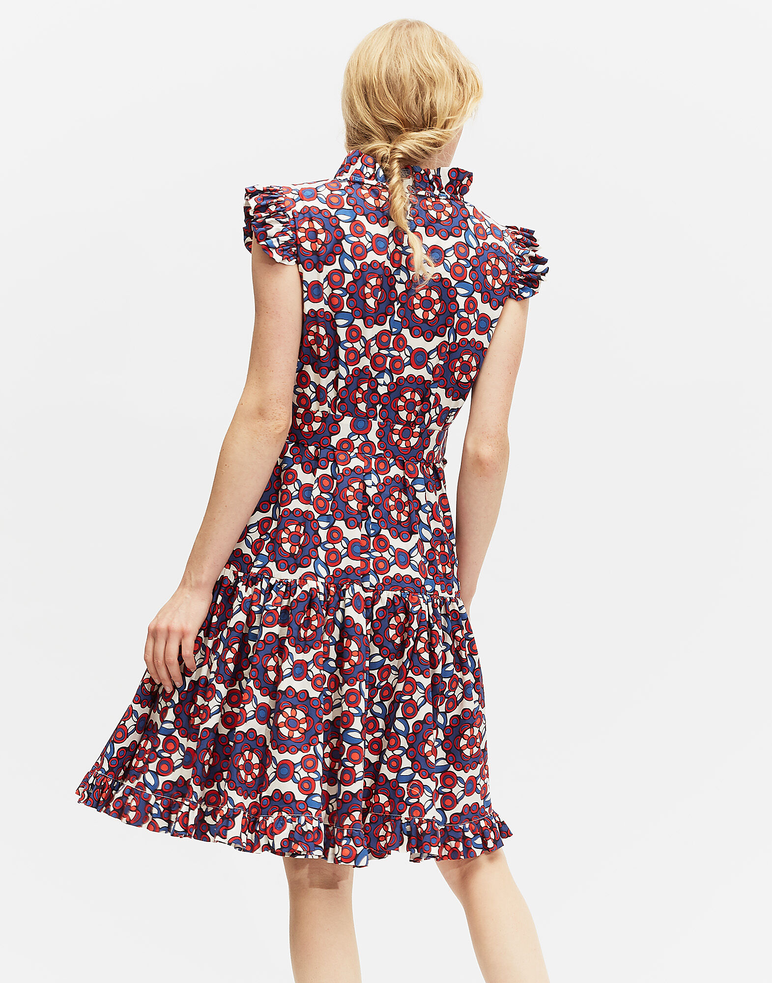 LaDoubleJ Short and Sassy Dress Kaleidoscope Blu DRE0003COT001KAL0003
