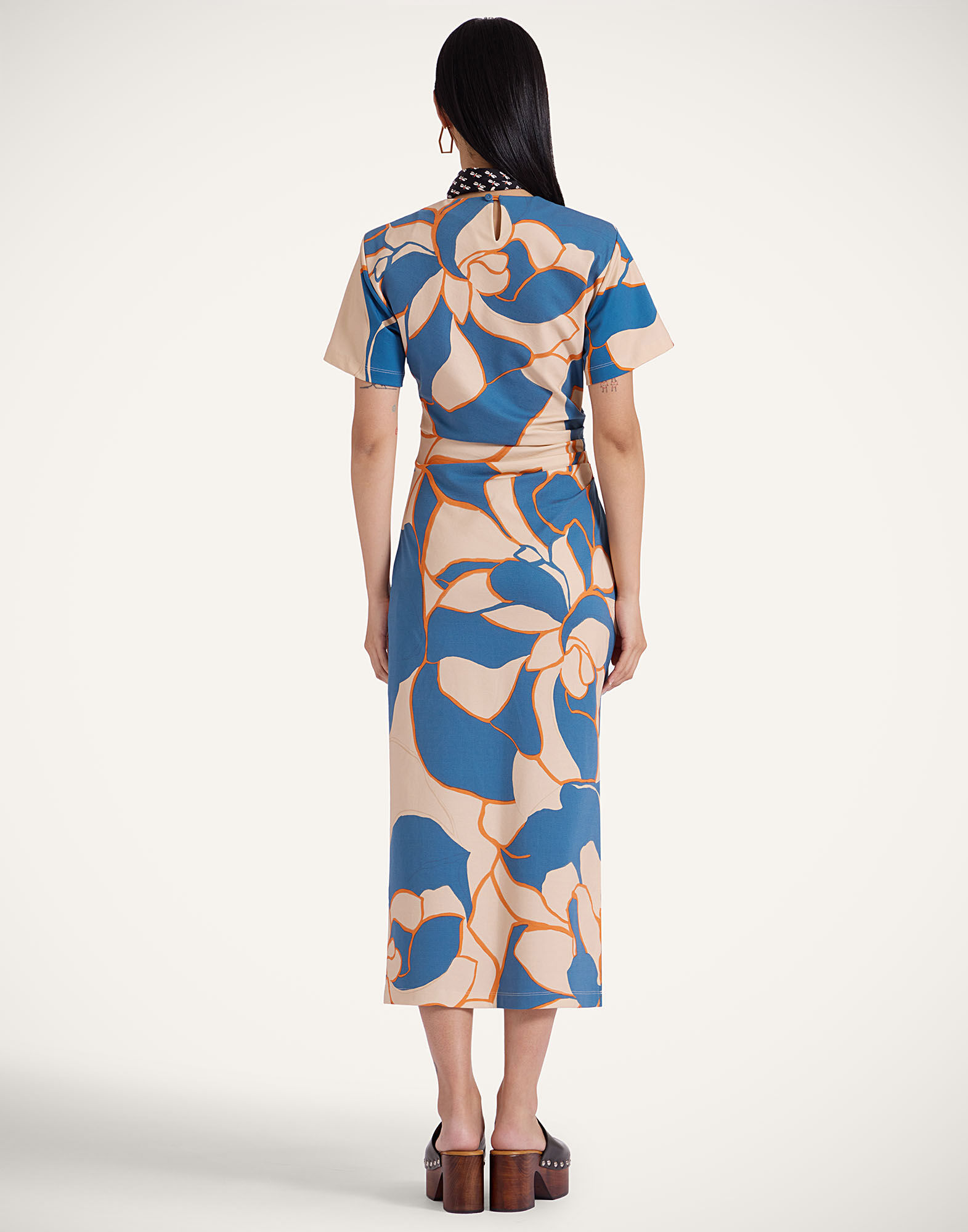 La DoubleJ Lela Dress Dea Dahlia Blue Petrol DRE0843JER043MGN01BU05