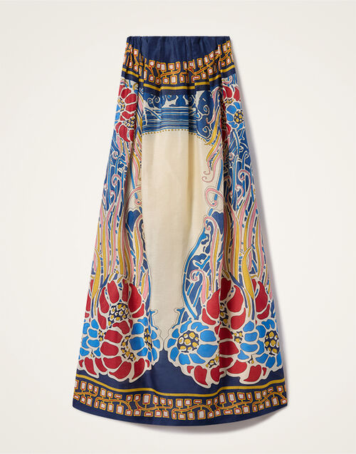 La DoubleJ Filter Dress Lemuria Plac&eacute;e Blue DRE0902LIN010LEM02BU03