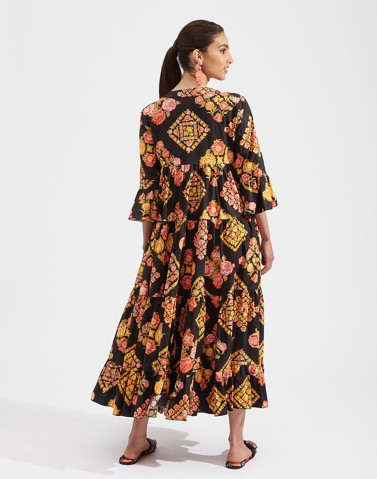 La DoubleJ Jennifer Jane Dress Cowgirl Nero DRE0114COT001COW0002