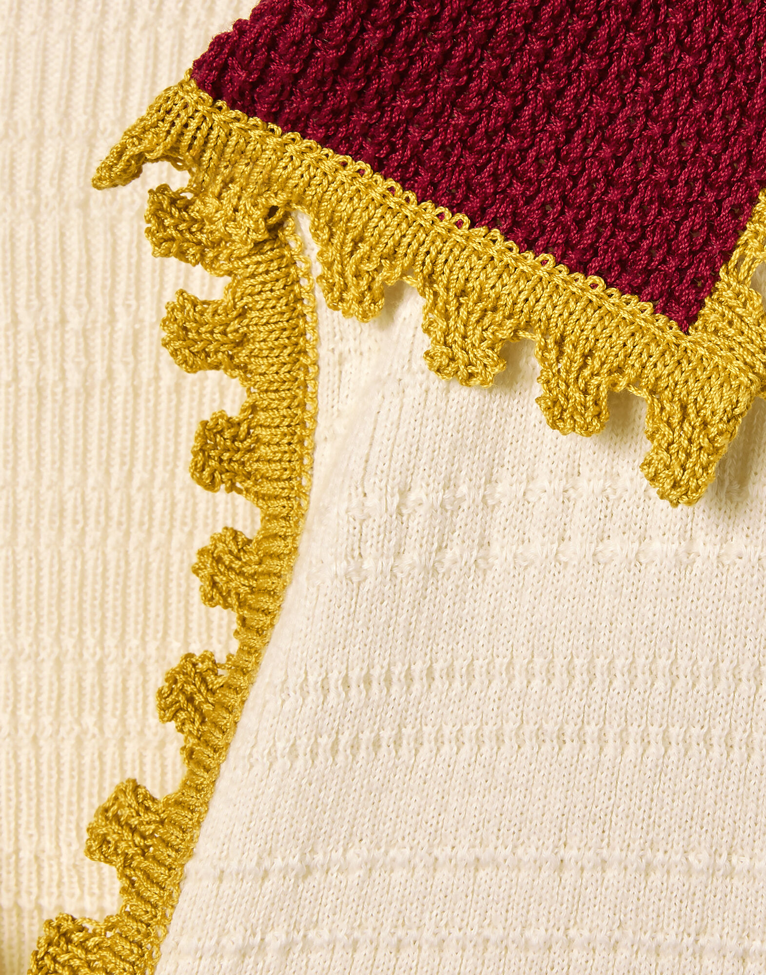 La DoubleJ Picket Polo Top Solid White PUL0273KNI154SOLIDWH01