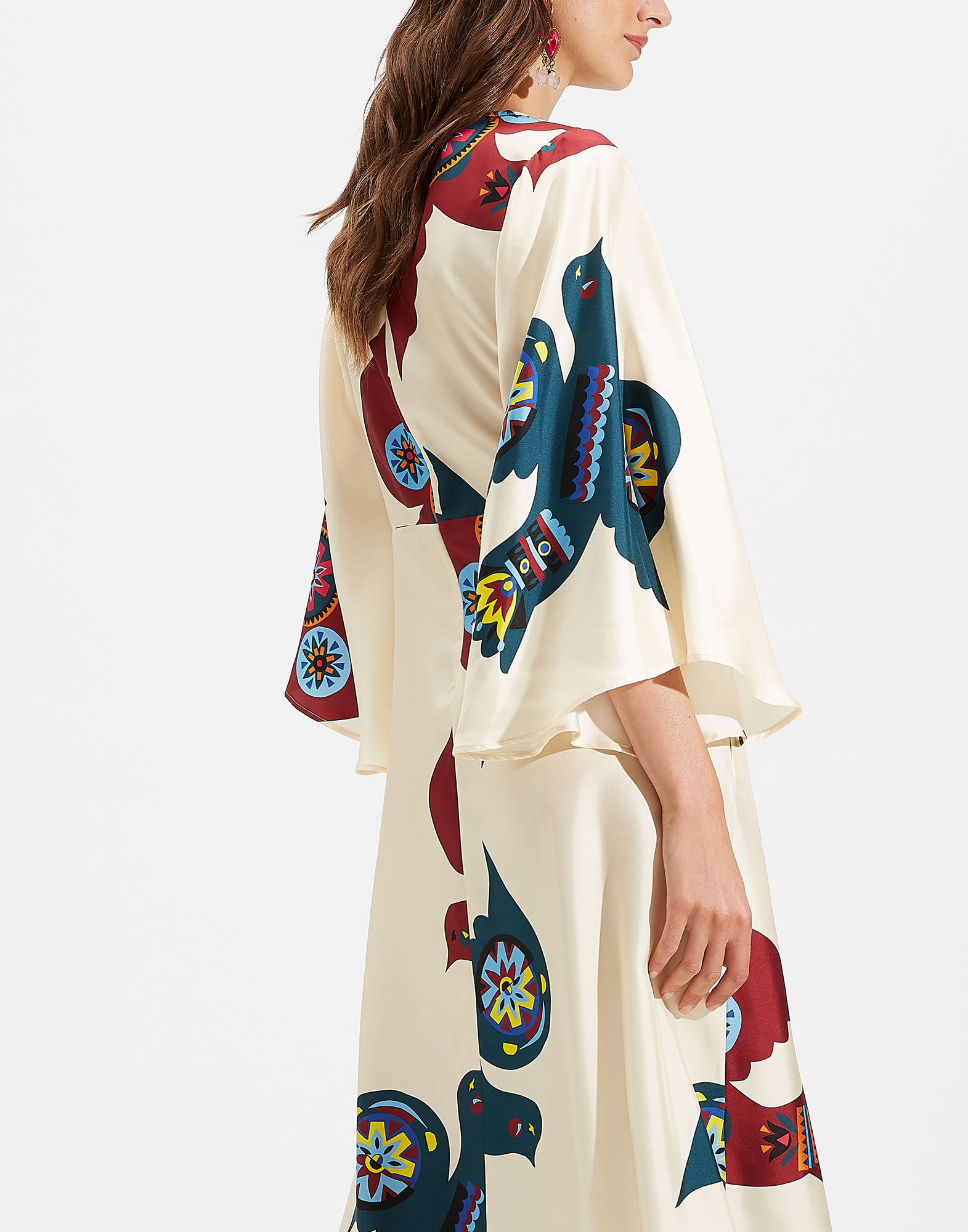 LaDoubleJ Sorella Dress Paper Dove Bianco DRE0179SIL001DOV0002