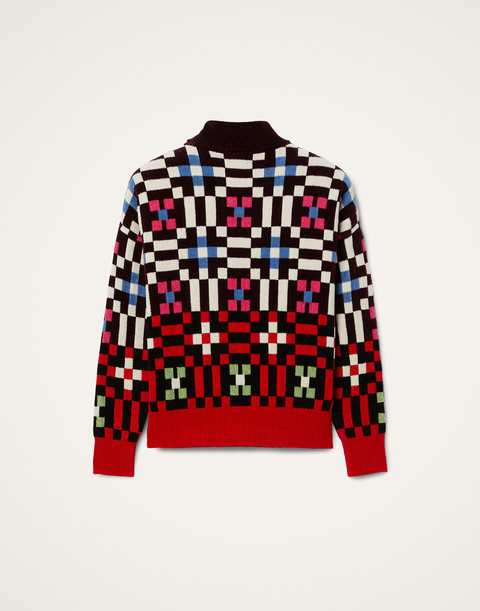 La DoubleJ Byte Turtleneck Multicolor Pink & Blue PUL0309KNI173VA387RE07