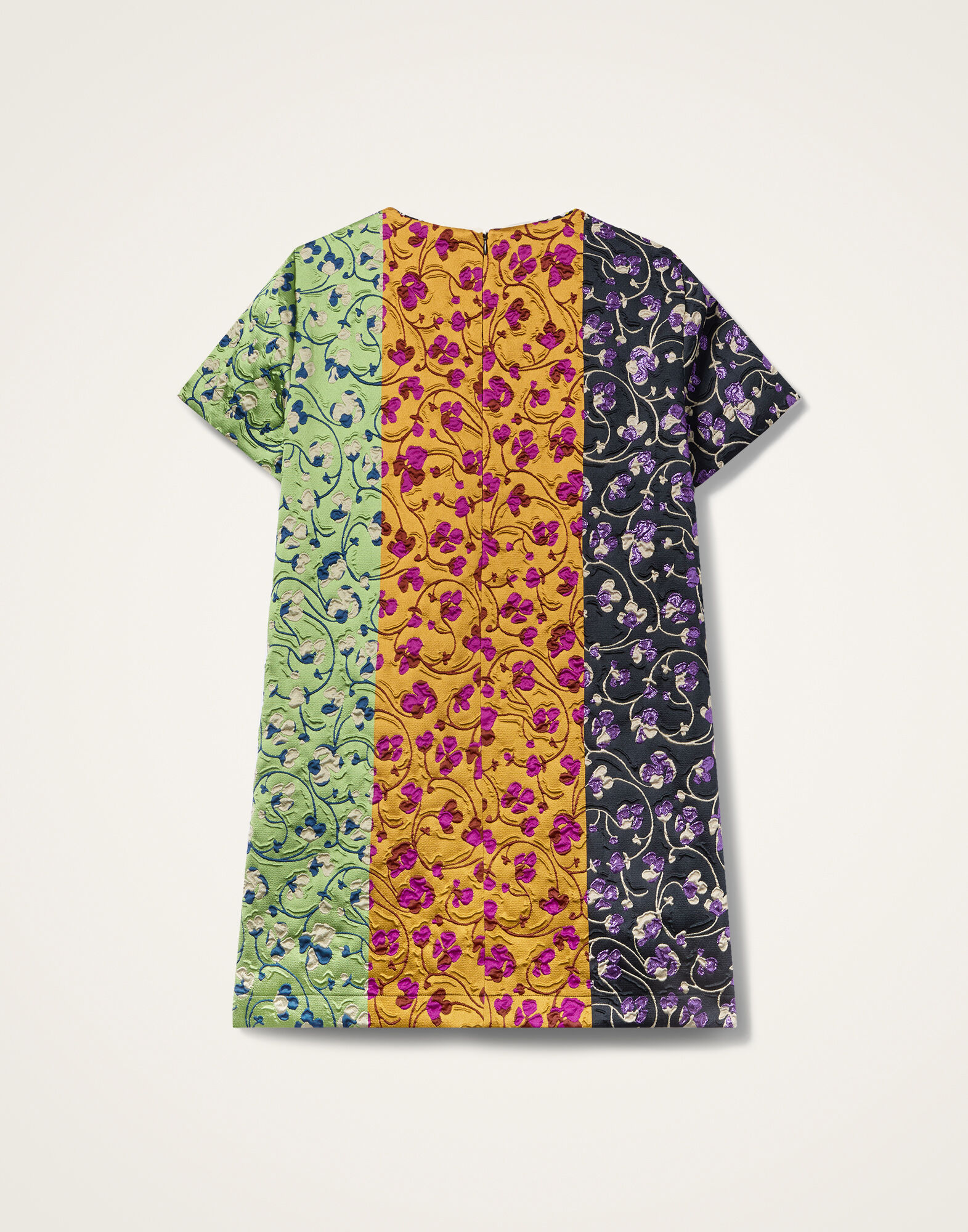 La DoubleJ Mini Swing Dress Honeysuckle Tricolor Yellow DRE0658JCQ129HNY03YE02