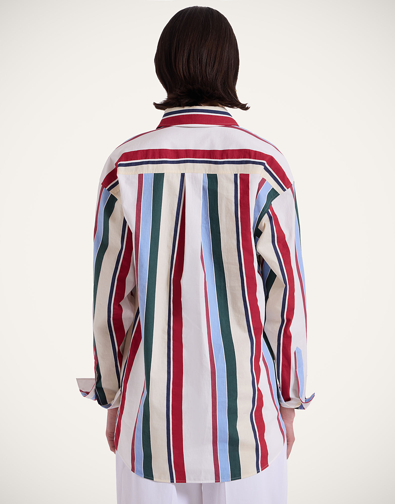 La DoubleJ Better Than Your Boyfriend's Shirt Stripes Multicolor SHI0133JCQ106STR05MU01