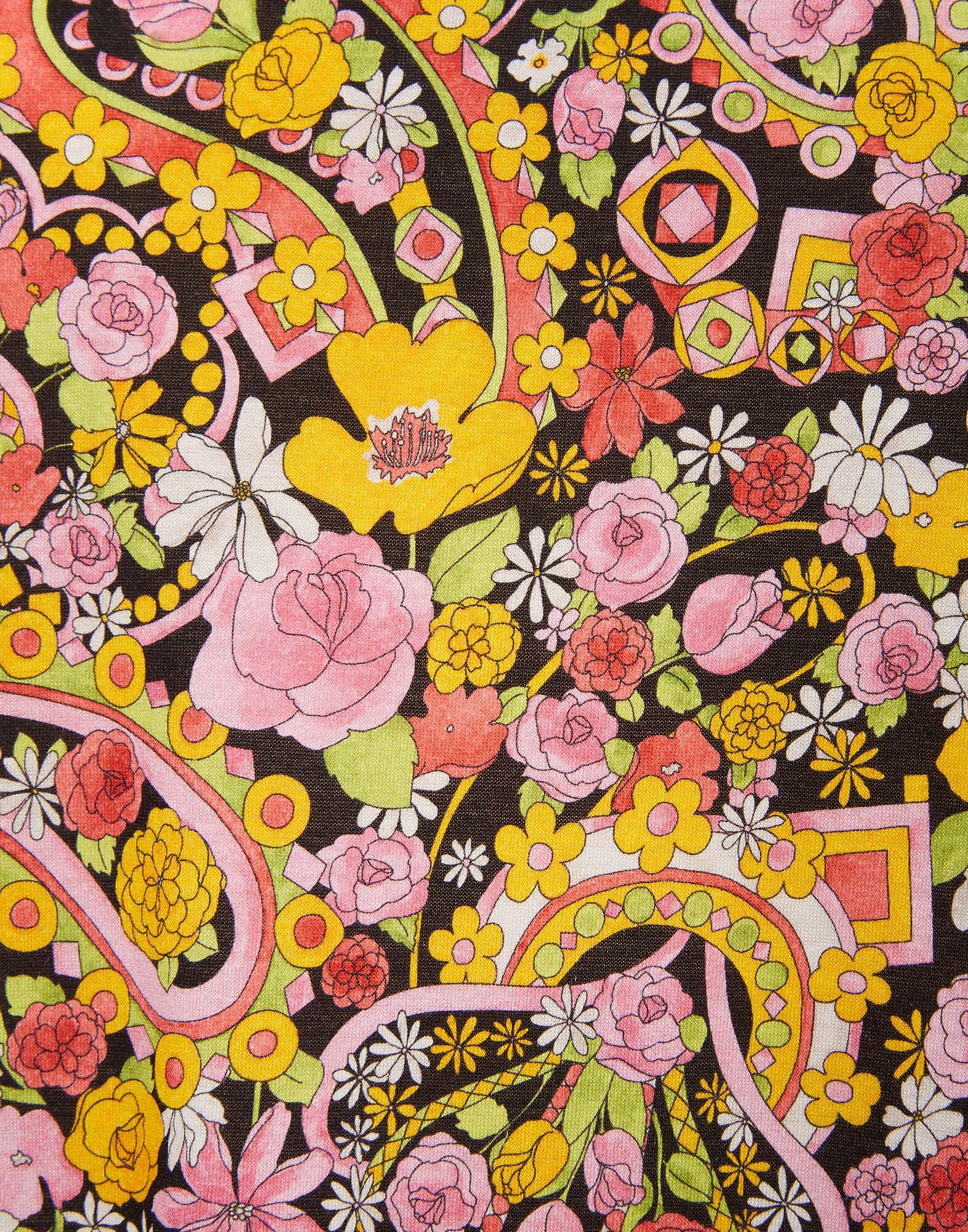 La DoubleJ Sporty Swing Dress Tripping Nero DRE0247JER002TRG0002