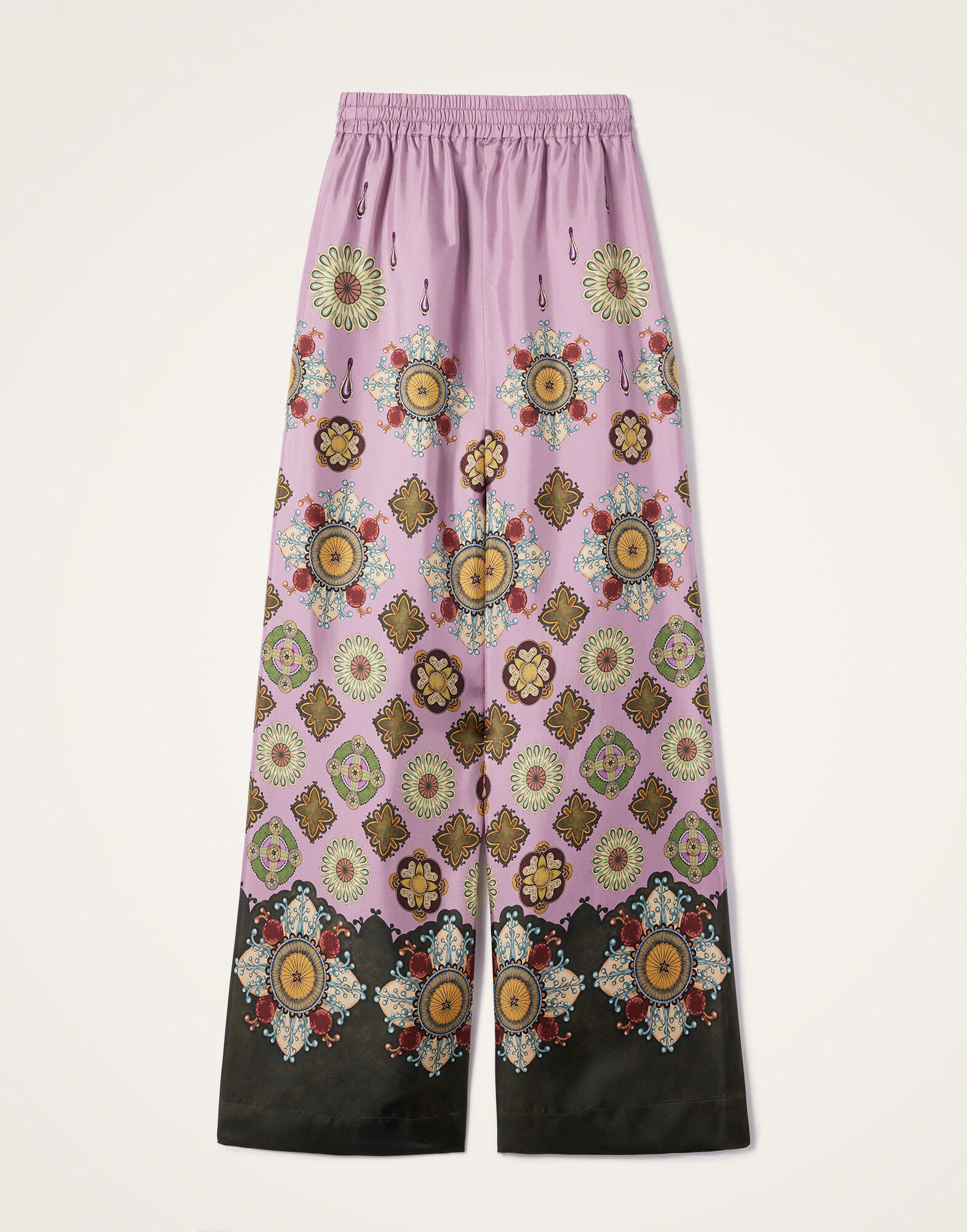 La DoubleJ Palazzo Pants Nucleus Plac&eacute;e Dusty Pink TRO0026SIL001NUC06PI10