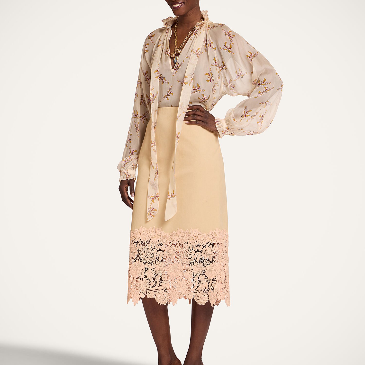 La Double J Pencil Skirt