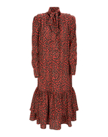 LaDoubleJ Good Witch Dress Leopard Rosso DRE0088SPO001LEO0002