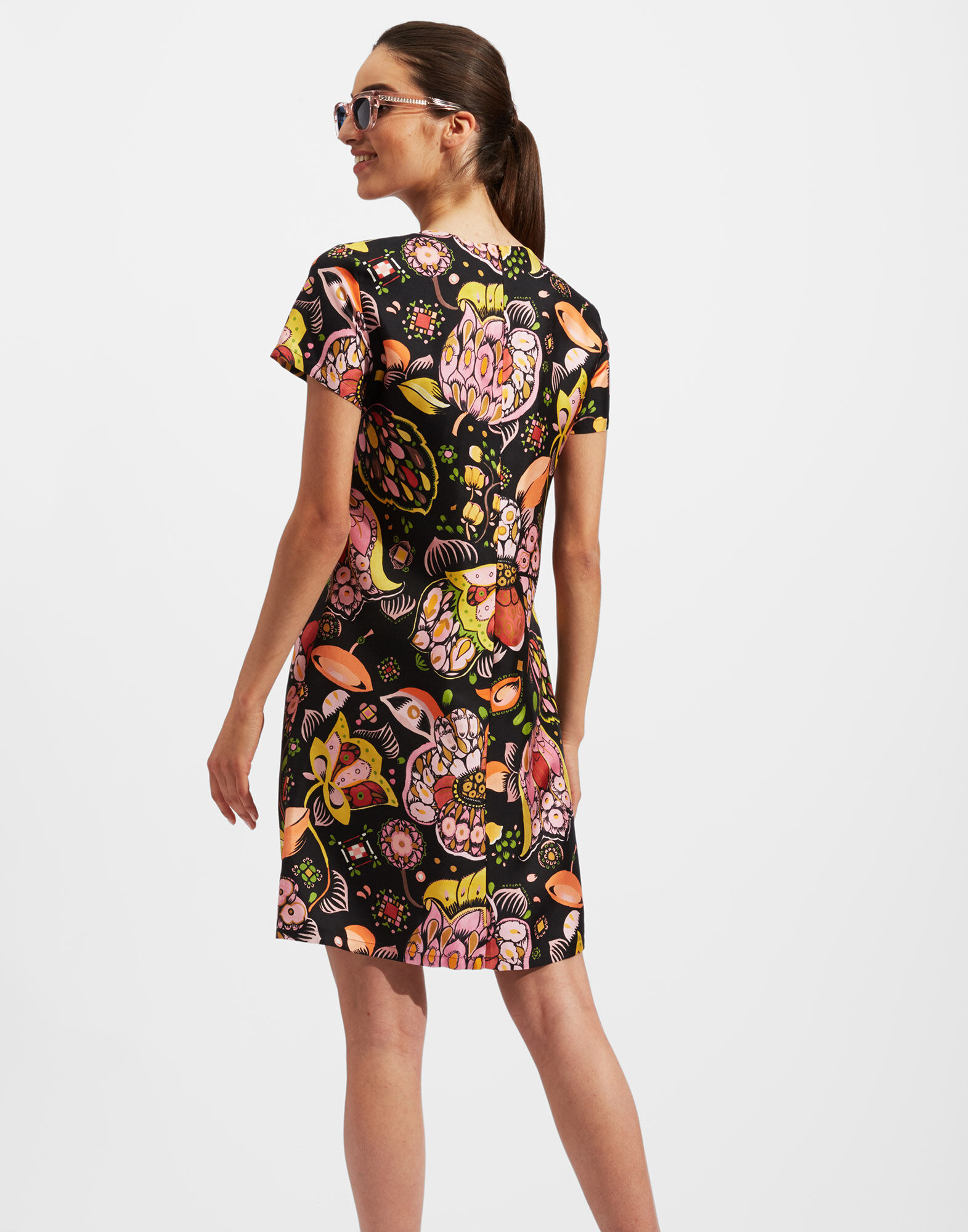 La DoubleJ Mini Swing Dress Eden DRE0159SIL001EDE0001