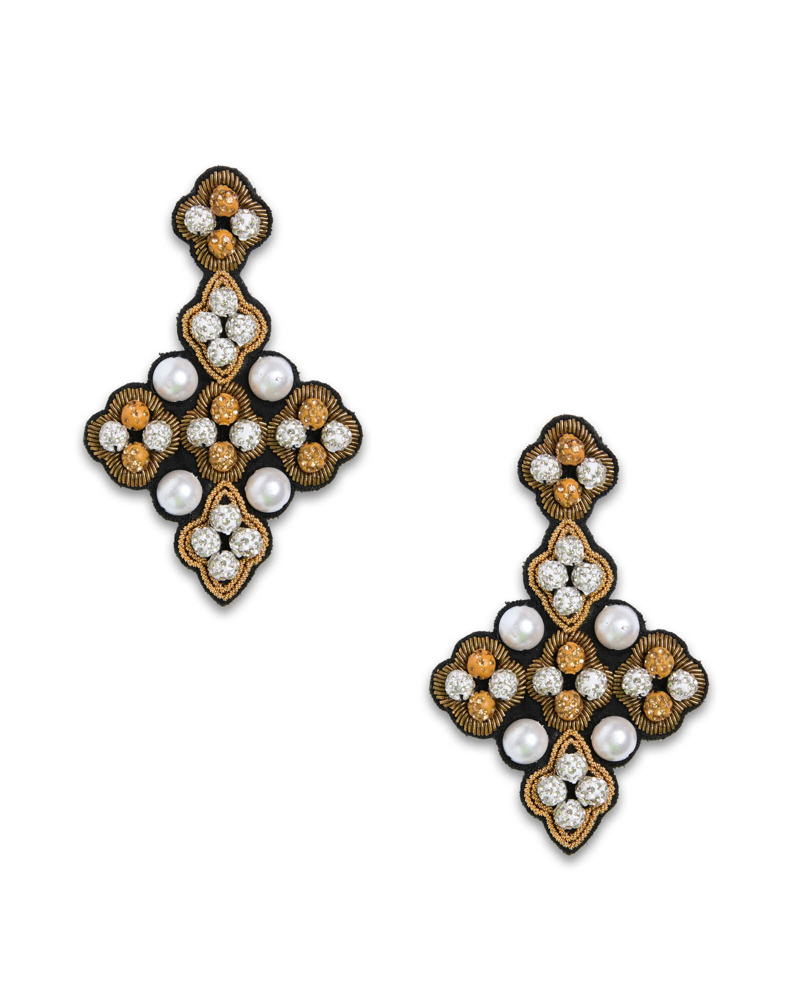 La DoubleJ Ella Earrings Solid Gold EAR0042EMB059SOLIDYE05