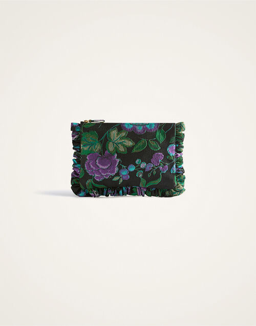 La DoubleJ Hand Pochette Botanical Black BAG0059JCQ144BOT01BL01