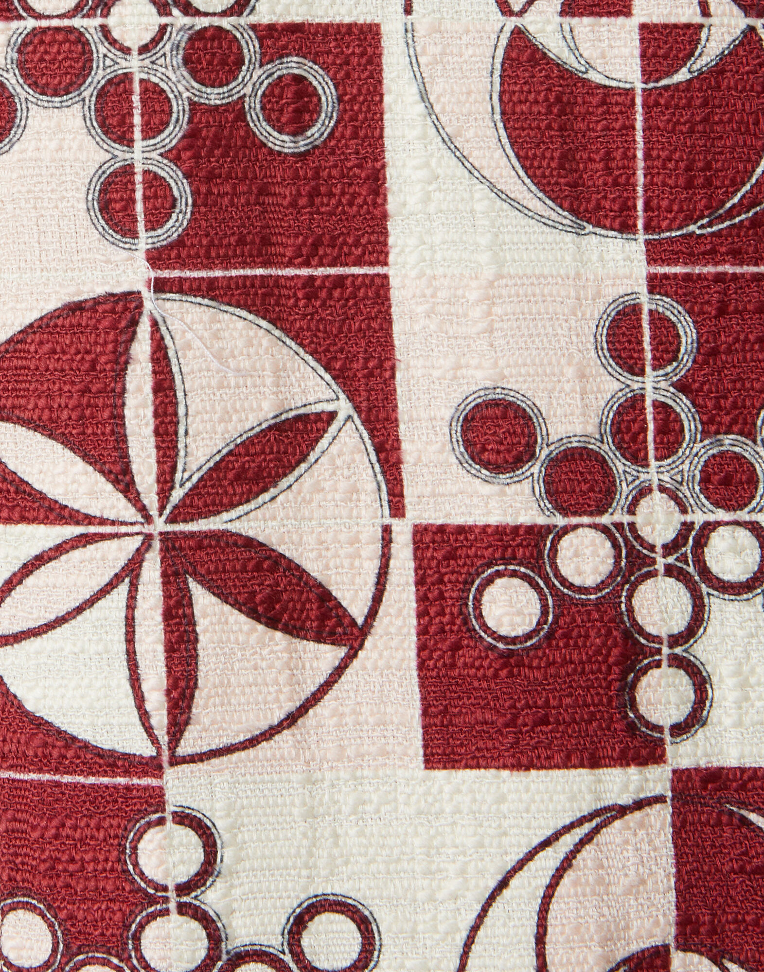 La DoubleJ Loose Pants Eclipse Burgundy TRO0135COT005ECL01RE02