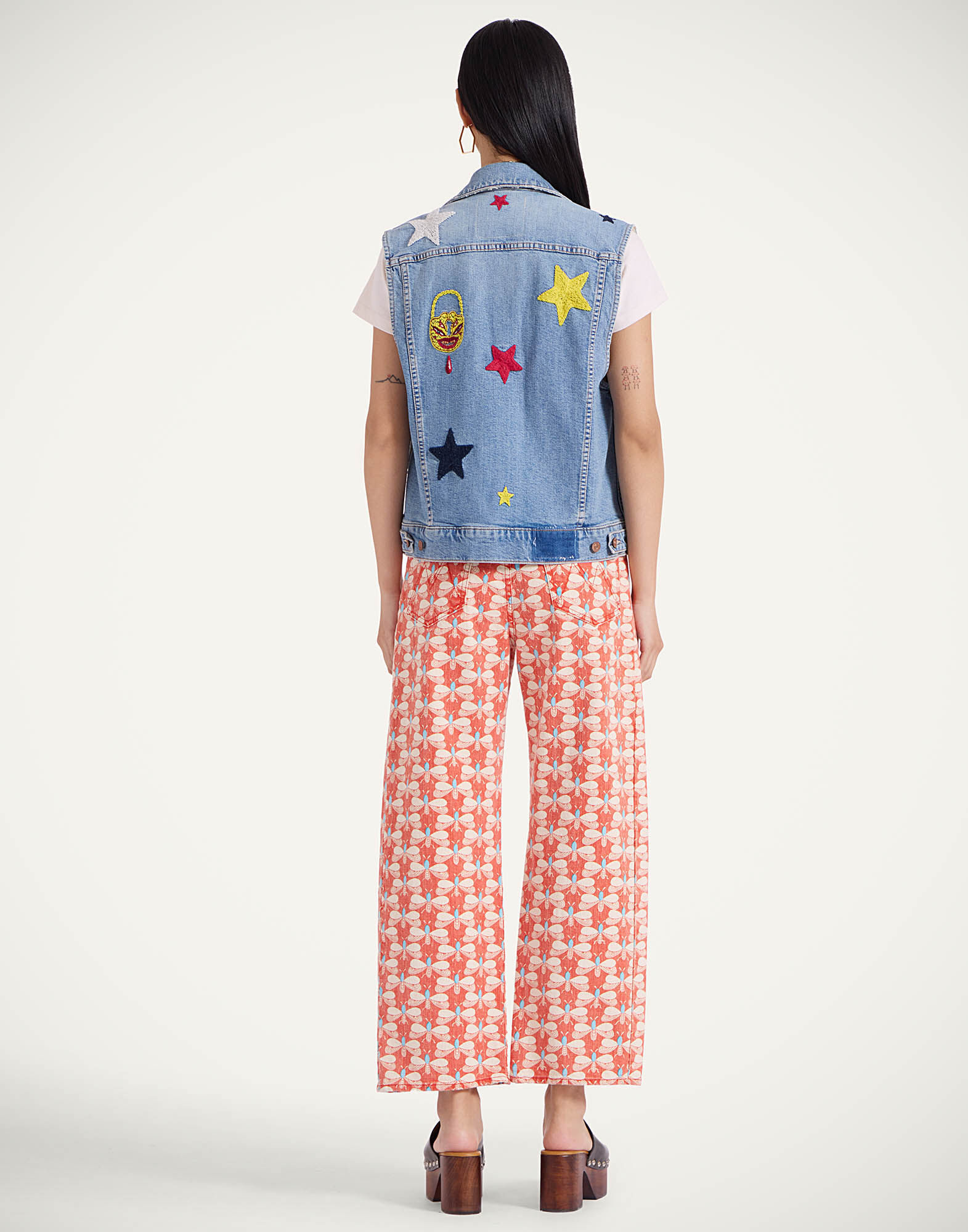 La DoubleJ The Half Pipe Jeans Pull My Petaltail Orange TRO0169DEN012PET03OR02