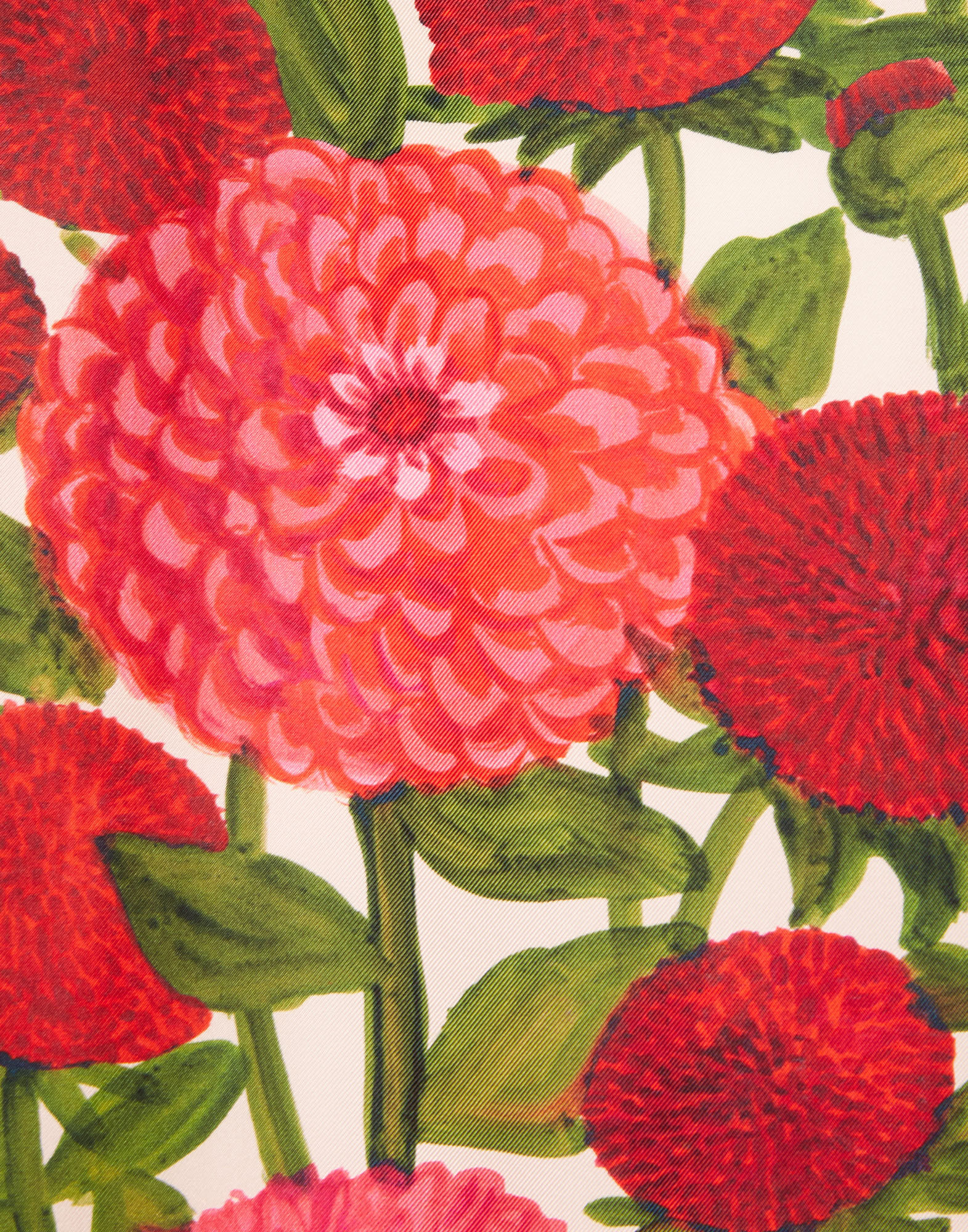 La DoubleJ Bellini Dress Pink Dahlias DRE0016COT001DAH0001