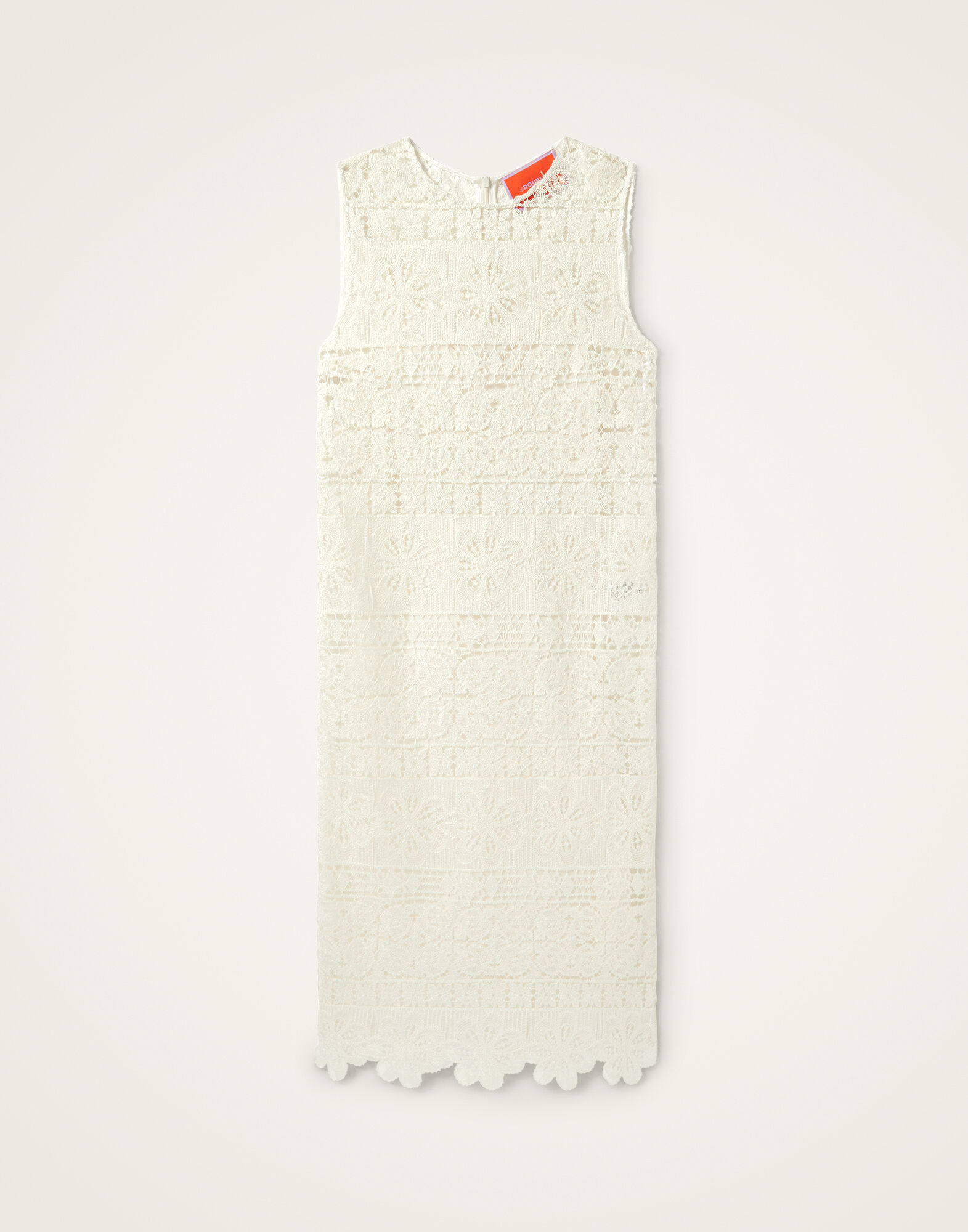 La DoubleJ Column Dress Caper Light Yellow DRE0389EMB104CEP03YE01