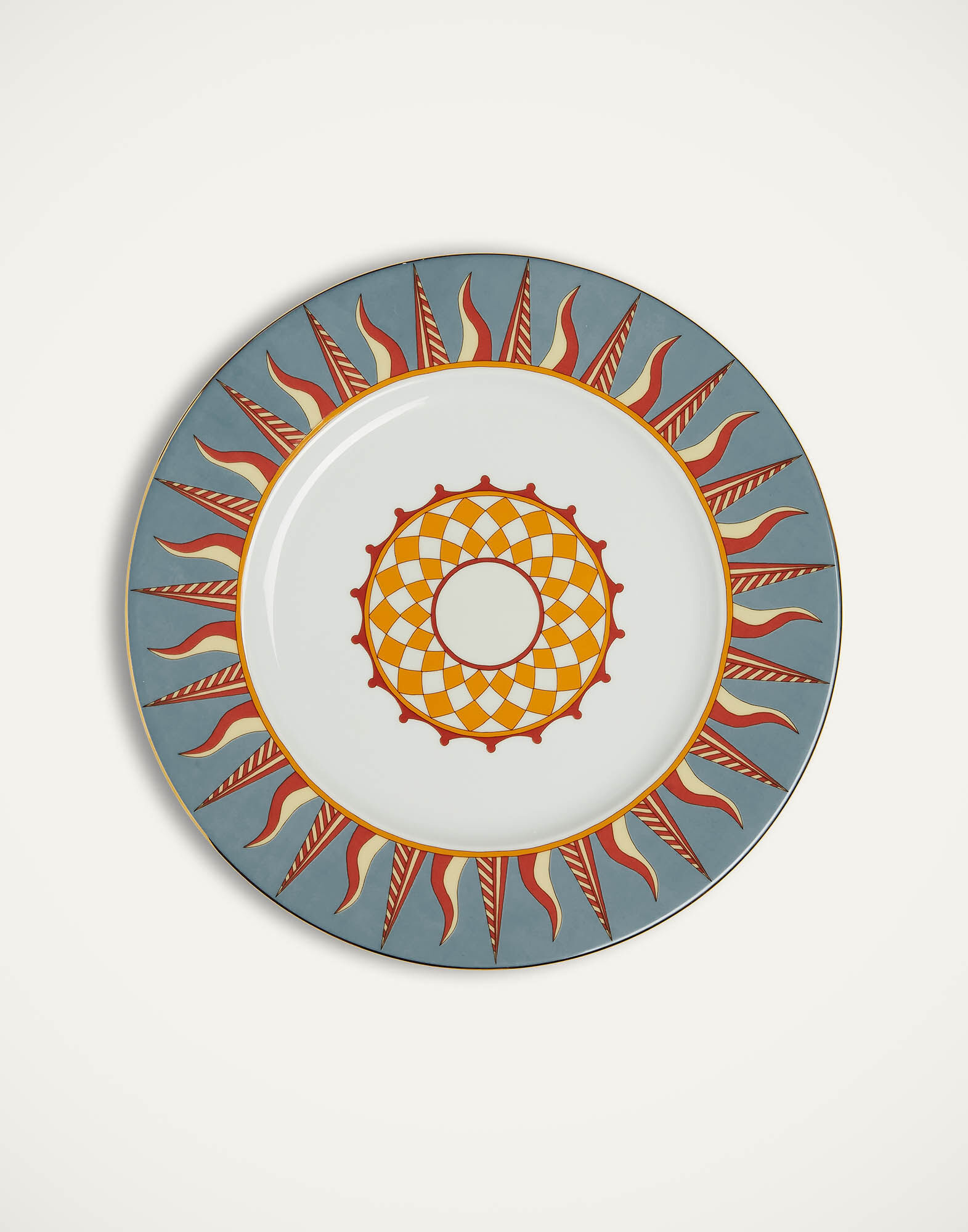 La DoubleJ Charger Plate Ra Sky Blue CHA0001CER001RAA01BU10