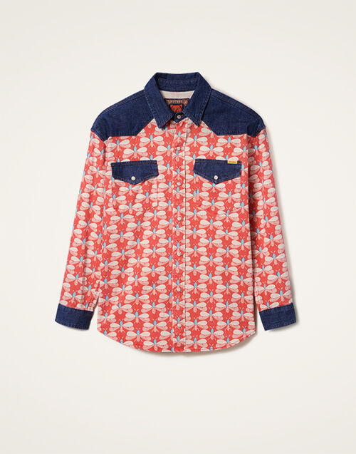 La DoubleJ The Tycoon Shirt Pull My Petaltail Orange SHI0136COT072PET03OR02