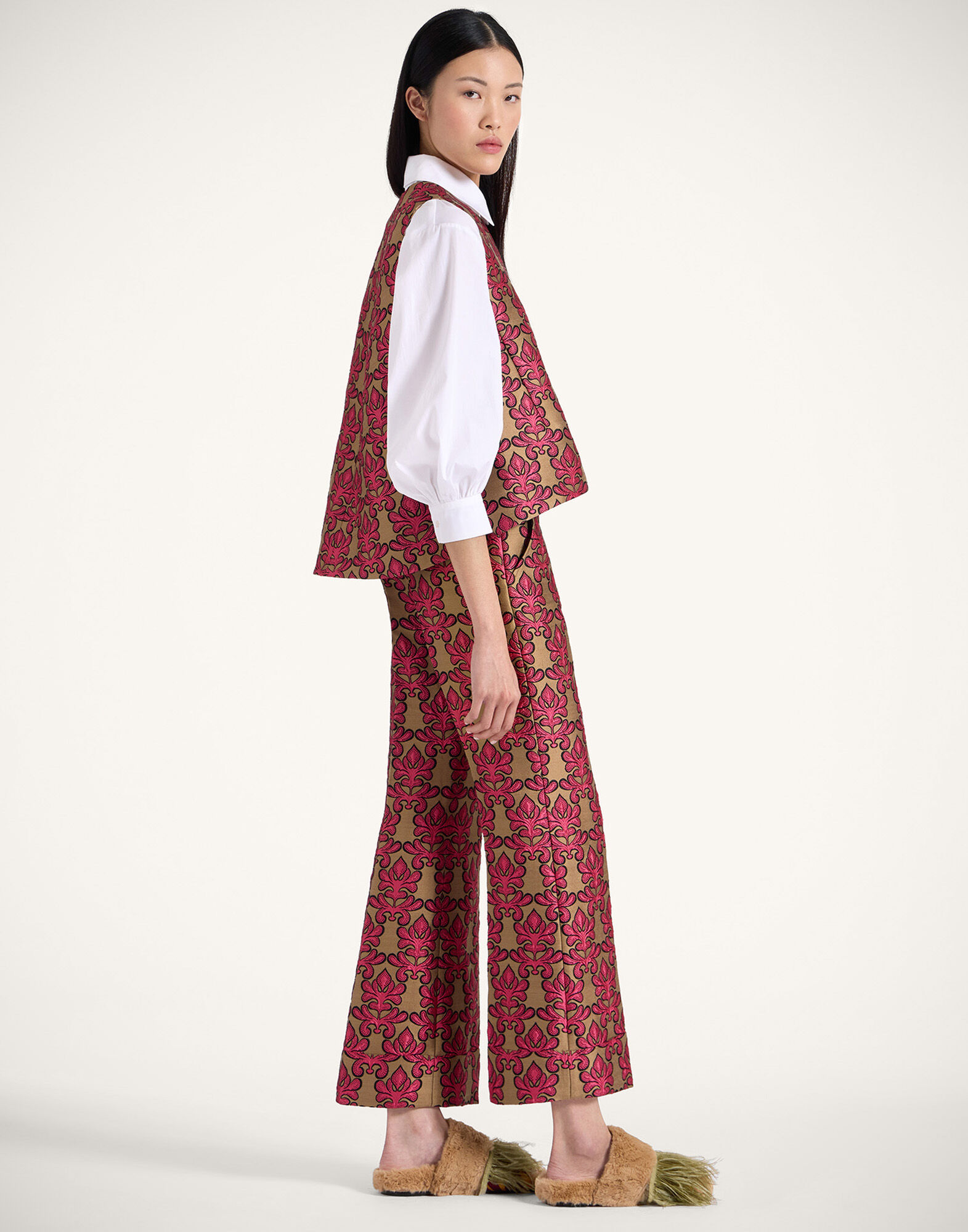 La DoubleJ Hendrix Pants Herald Fuchsia TRO0014JCQ094HRL01PI03