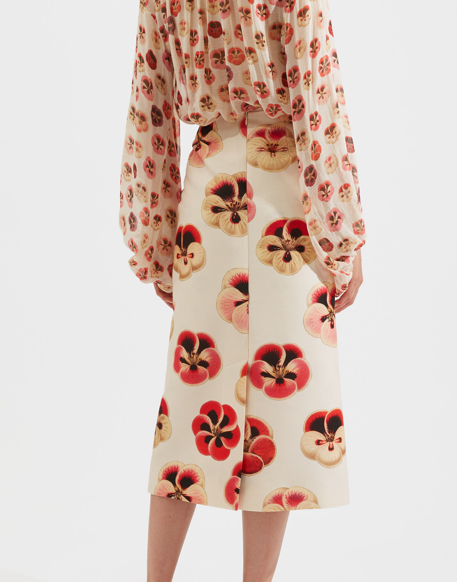 La DoubleJ Pencil Skirt Pansy SKI0011CAD001PAN0001