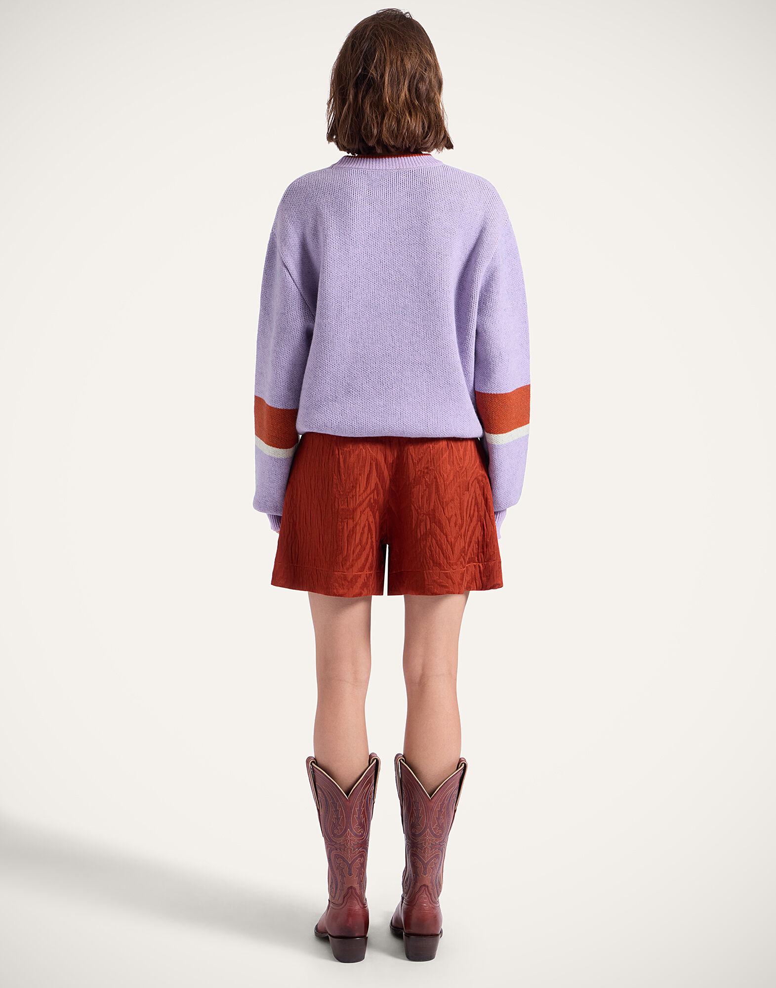 La DoubleJ Good Butt Shorts Animalier Rust TRO0010JCQ118ANI02OR04