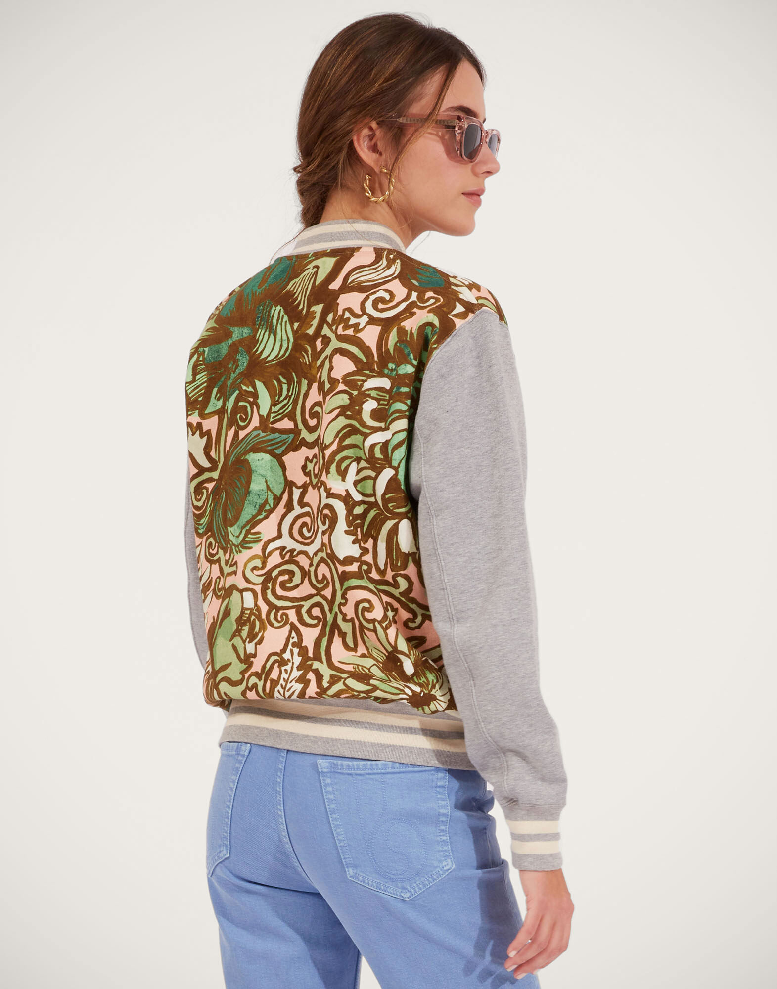 La DoubleJ Varsity Bomber Anemone Pink JAC0064JER028ANE02GR05