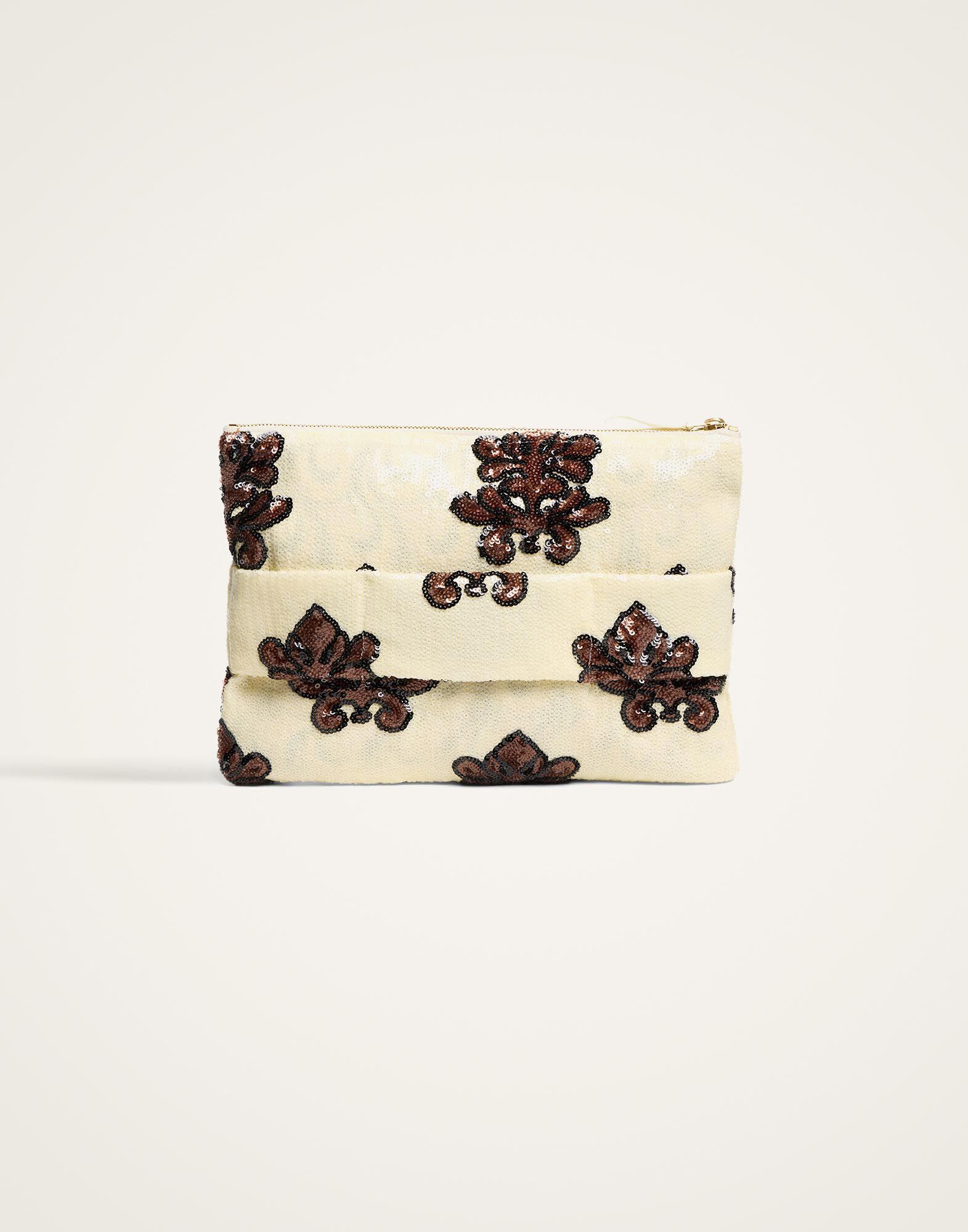 La DoubleJ Ruffle Pochette Herald Pink BAG0071PAI006HRL04PI01