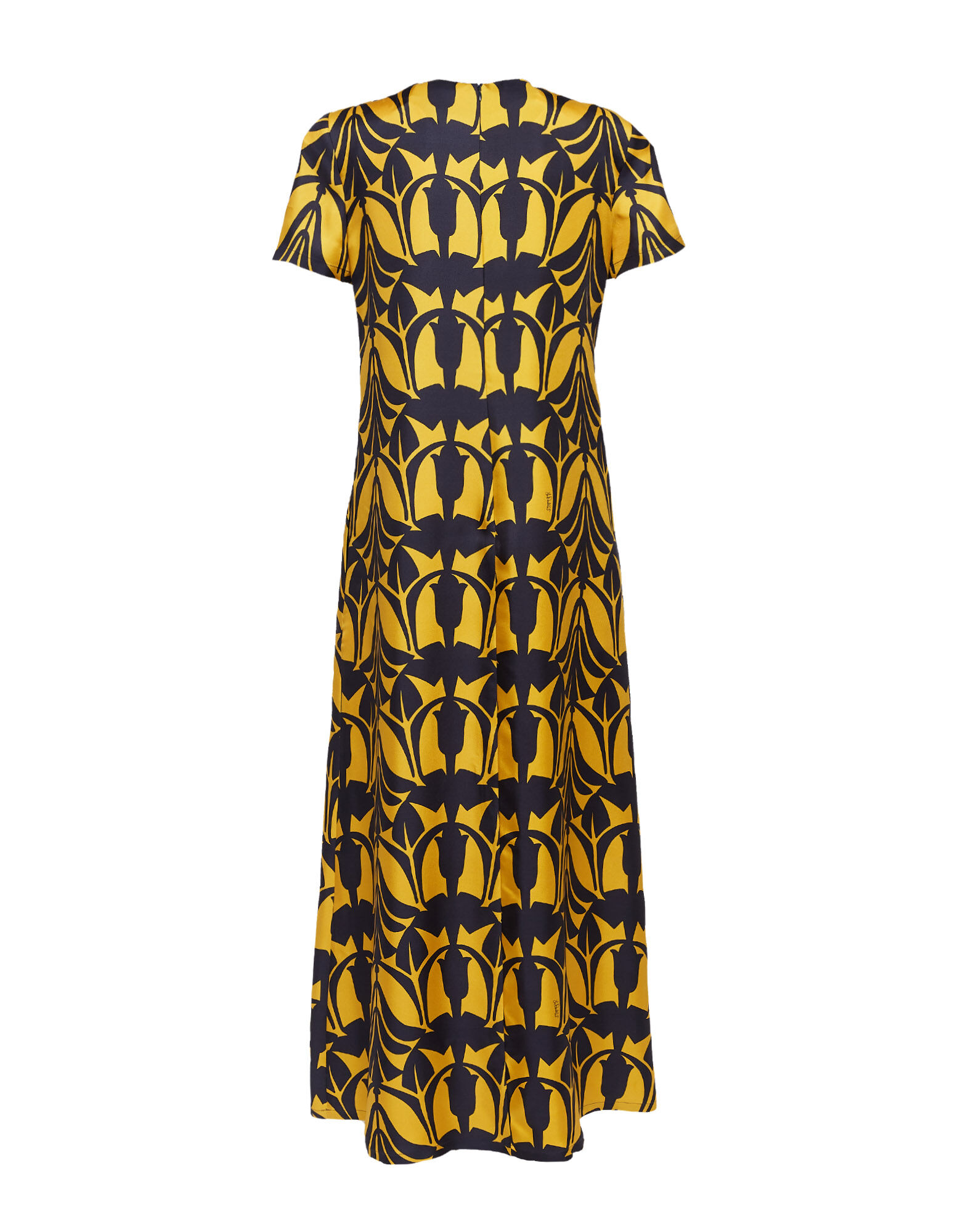 La DoubleJ Super Swing Dress Papyrus Gold DRE0601SIL001PAY01YE05