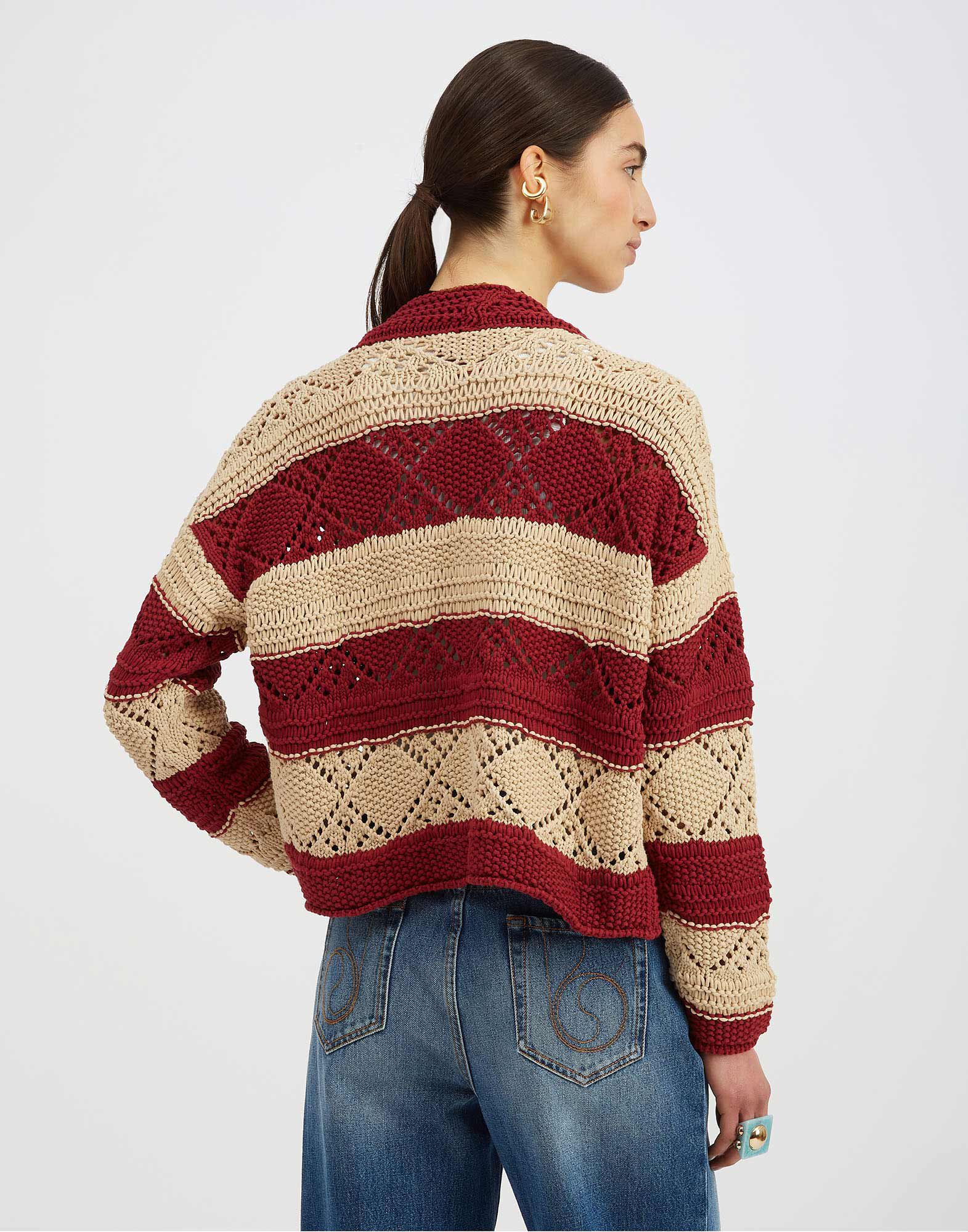 La DoubleJ Summer Bolero Solid Ivory PUL0143KNI105VA226WH04