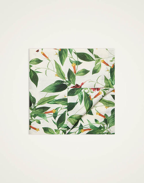 La DoubleJ Large Tablecloth Bosco Blooms Green TBC0018LIN008BOS02GR02