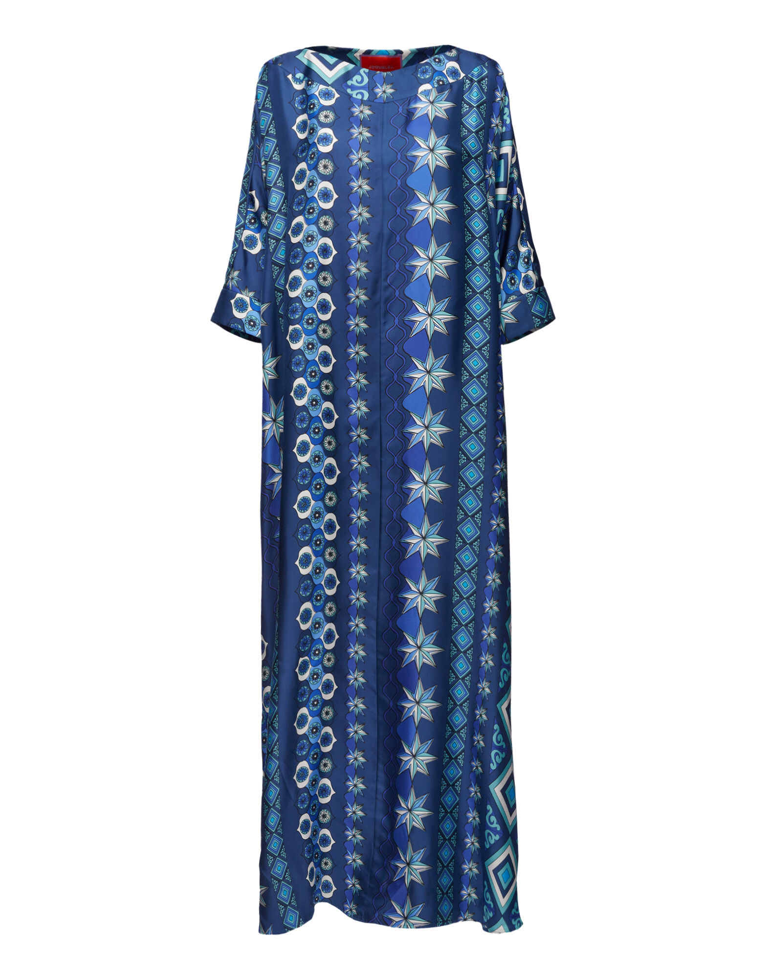 La DoubleJ Muumuu Dress Round Neck Costiera DRE0370SIL001COS01BU03