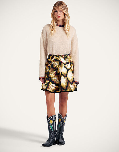 La DoubleJ Mini Dolce Vita Skirt Monarch Black SKI0161CAD001MNR01BL01