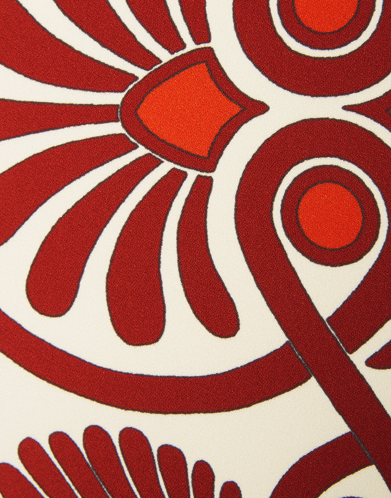 La DoubleJ Stretch Pants Medallion Plac&eacute;e Cream TRO0054VIS011MED01WH03